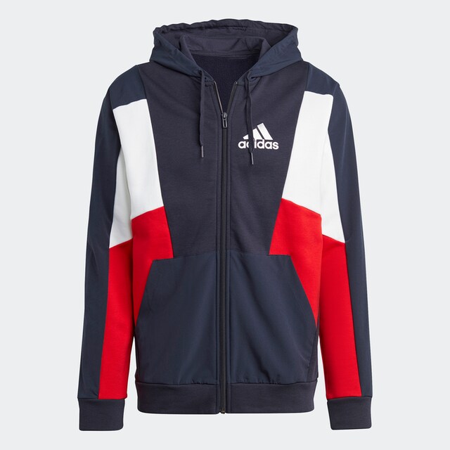 adidas Sportswear Kapuzensweatjacke »ESSENTIALS COLORBLOCK KAPUZENJACKE« ▷  kaufen | BAUR