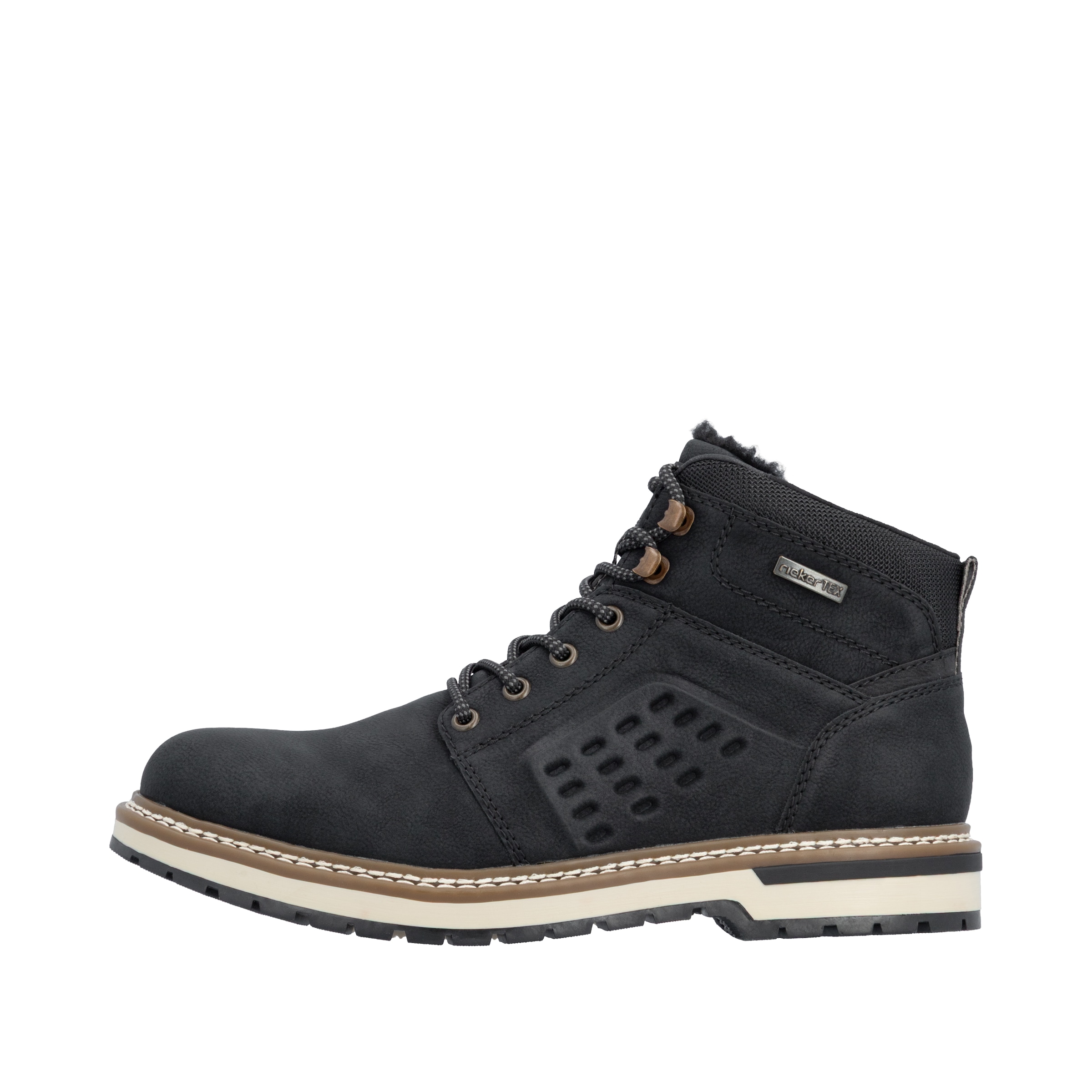 Rieker Winterboots  Schnürboots mit praktischem Reißverschluss, TEX-Membran