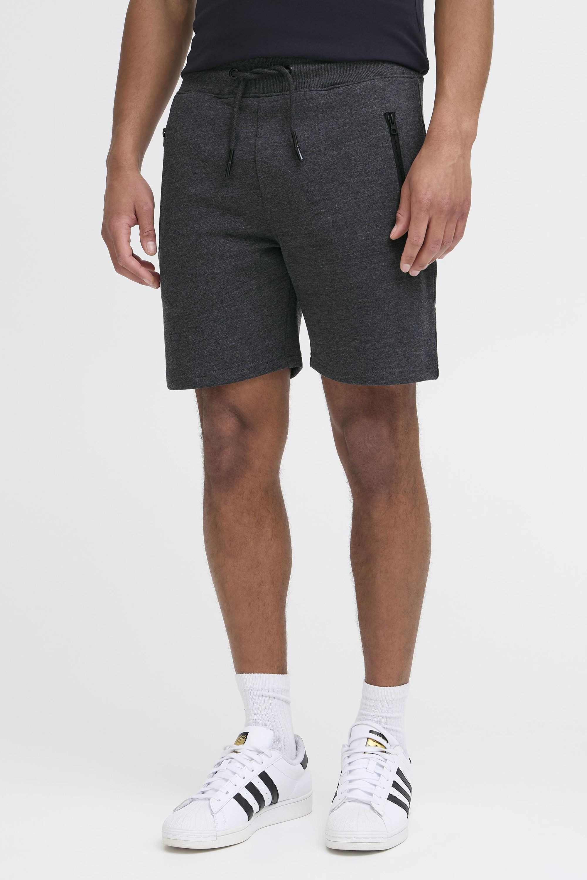 !solid Sweatshorts SOLID "Sweatshorts SDTaras", Herren, Gr. XL, N-Gr, lila (dar grau m), Obermaterial: 60% Baumwolle CO. 40% Polyester PES., Hosen Sweatshorts 2