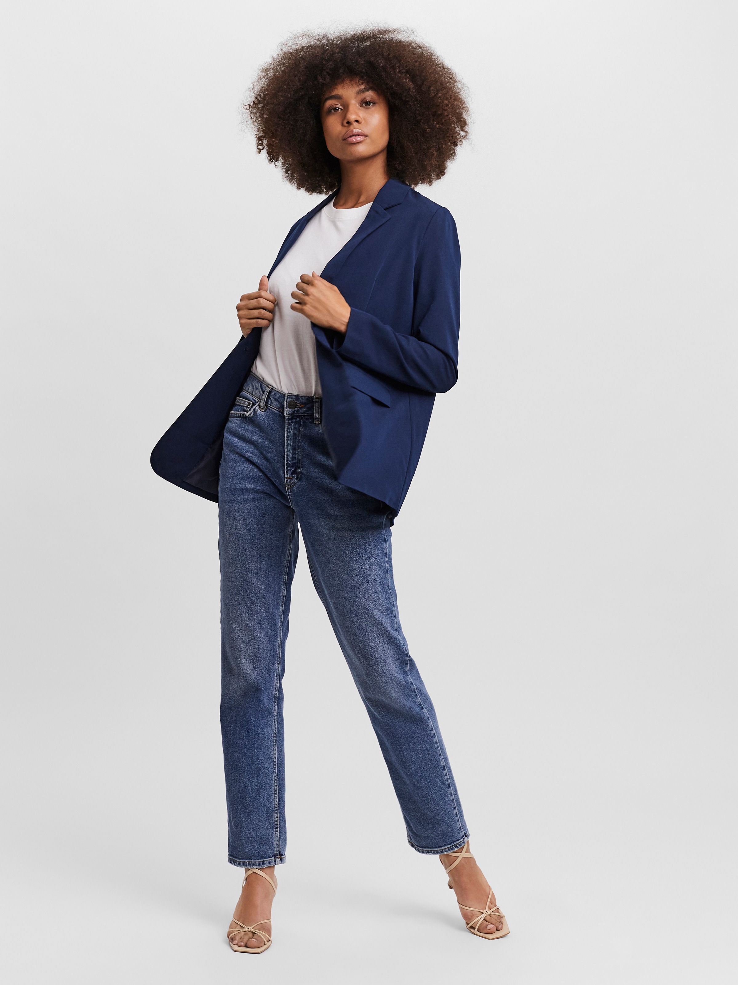 VERO MODA VMZELDA Longblazer Navy 38 3