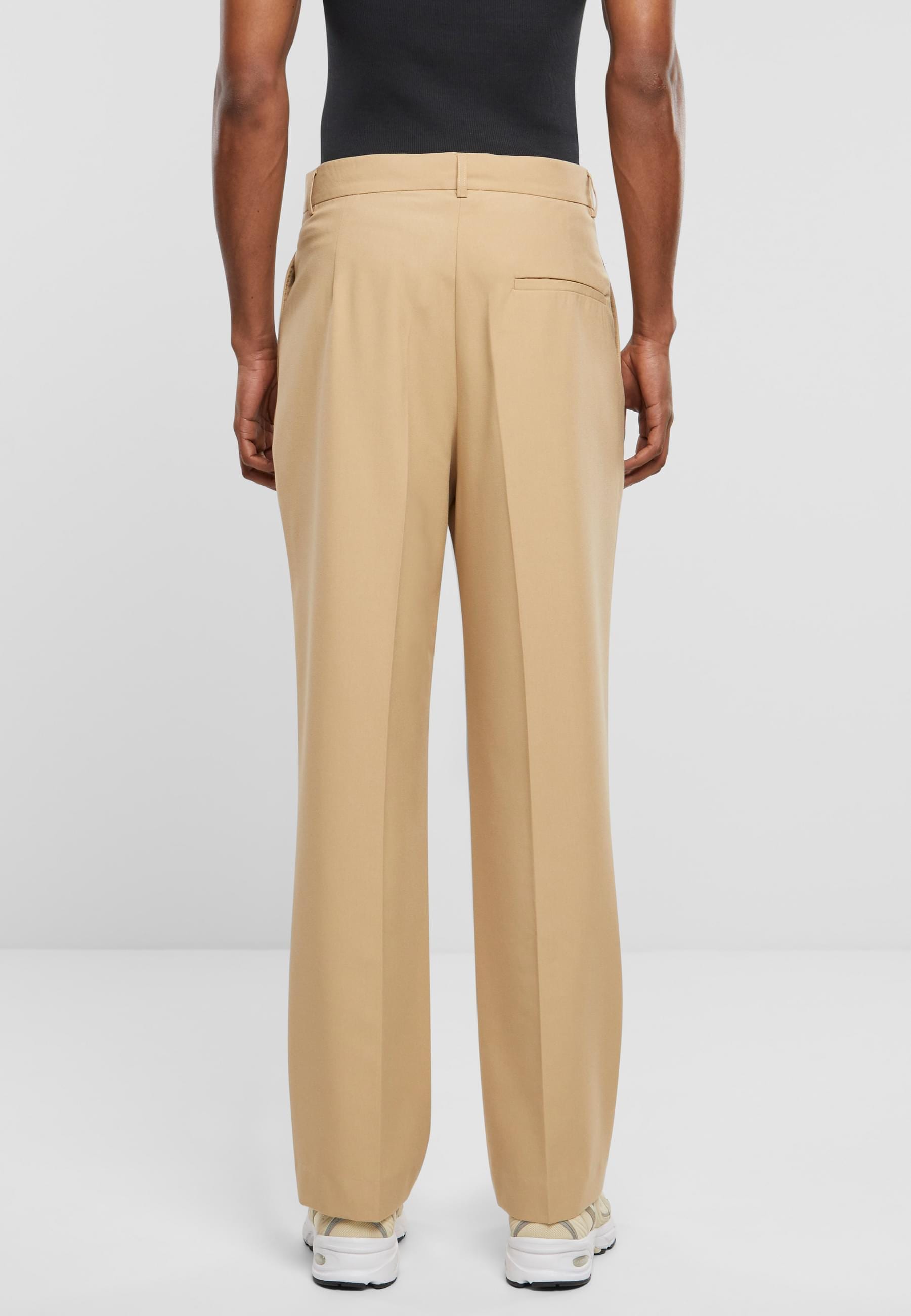 URBAN CLASSICS Stoffhose »Urban Classics Herren Double Pleated Pants«, (1 tlg.)
