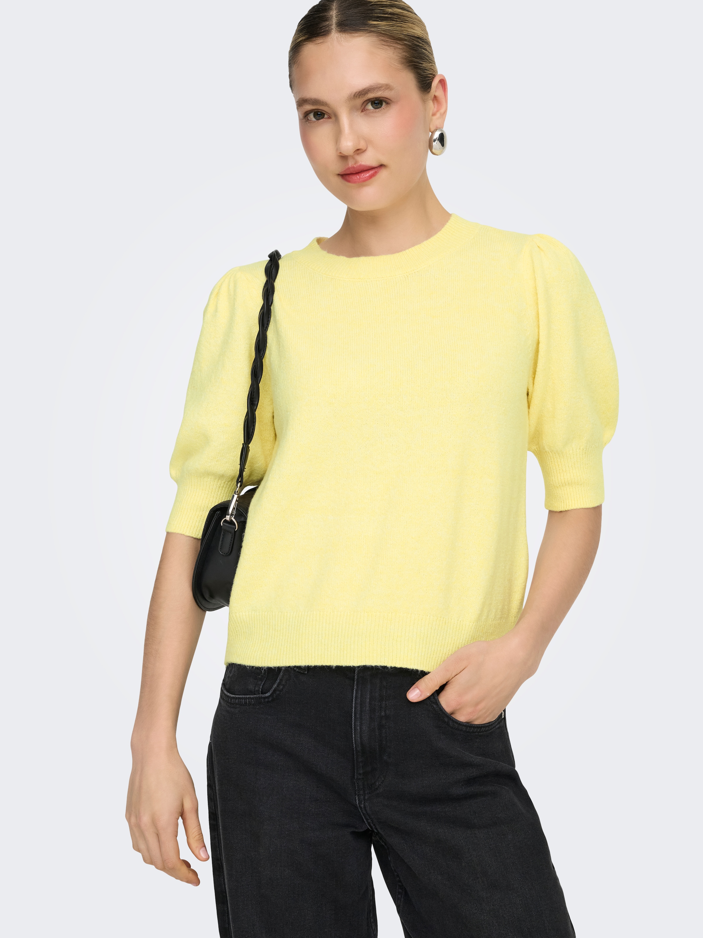 ONLY Strickpullover "ONLRICA LIFE 2/4 PULLOVER KNT NOOS" Materialmix günstig online kaufen