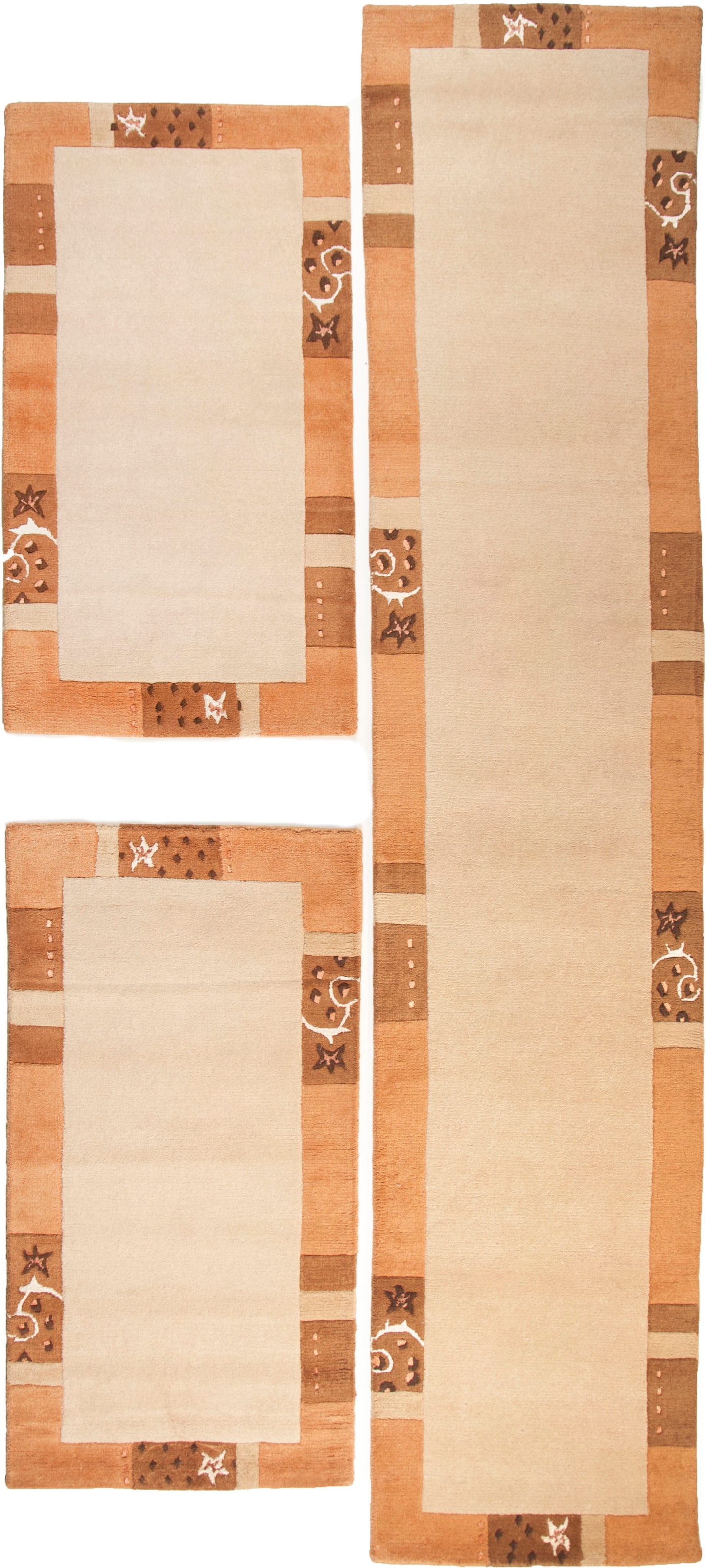 THEKO Bettumrandung "Royal Ganges" Höhe 13 mm 3 Stk. tlg. Bettvorleger, 3-t günstig online kaufen