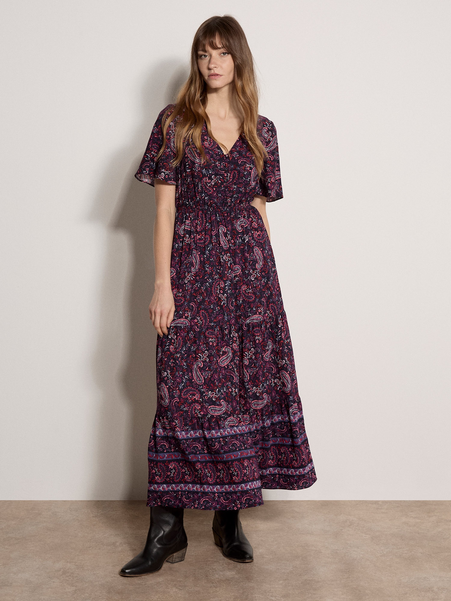 Apricot Maxikleid »Maxikleid« mit Stufen