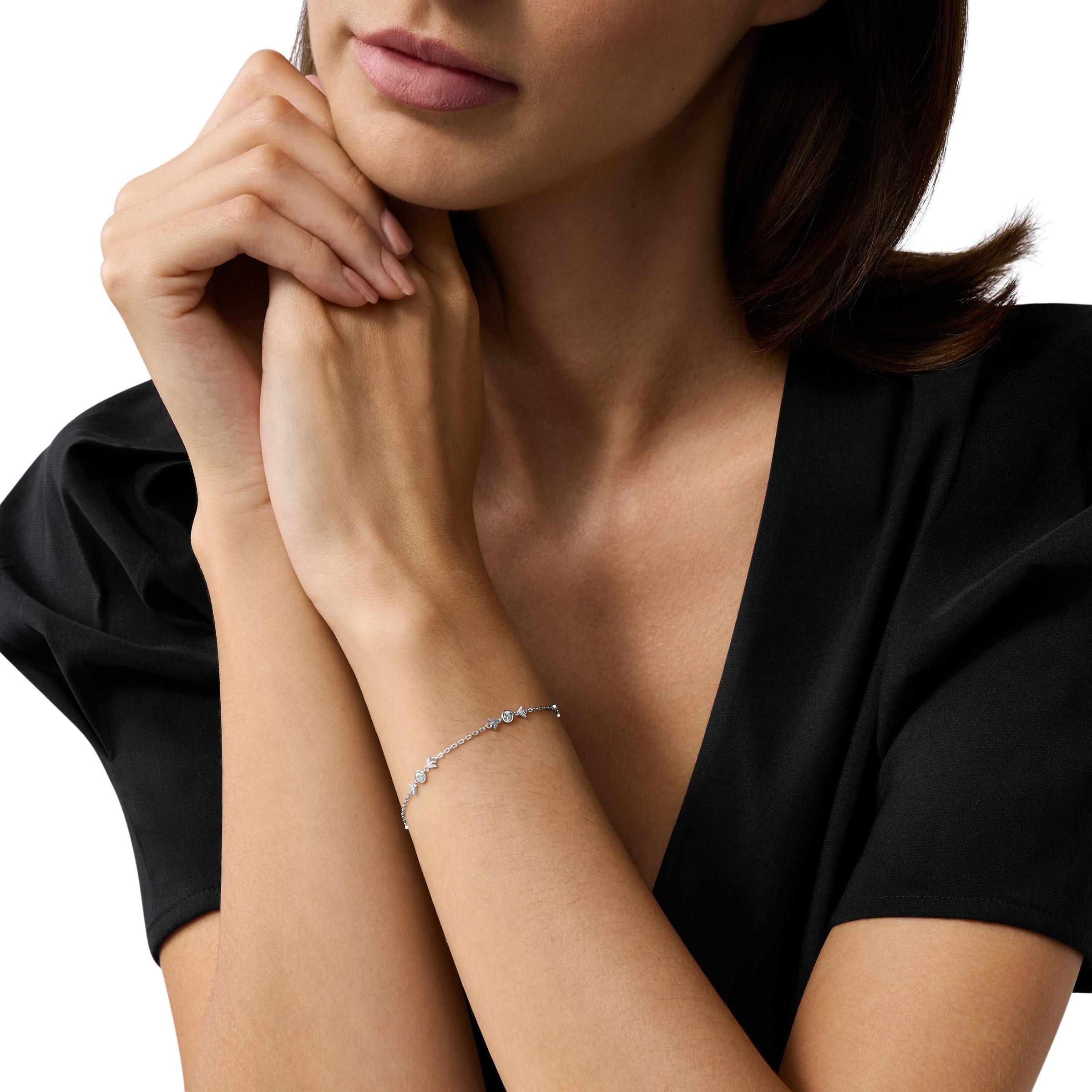 Emporio Armani Armband »Schmuck Geschenk Silber 925, EG3616040, EG3619710«, mit Zirkonia (synth.)