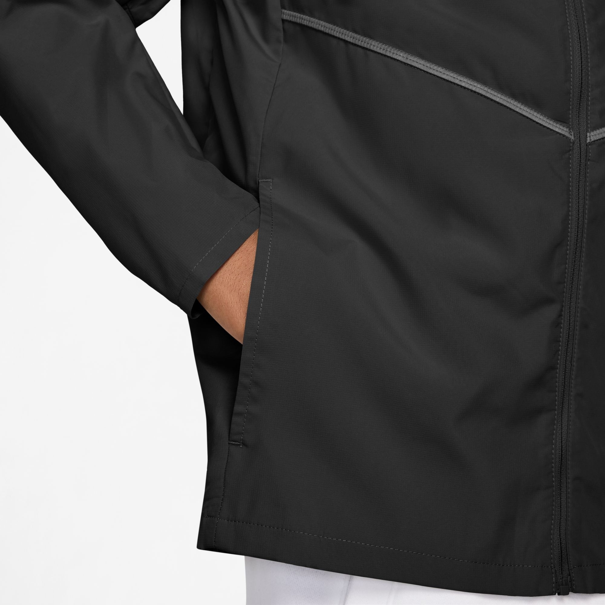 Nike Laufjacke »K NK REPEL MILER JACKET« wasserabweisendes und windabweisendes Material, atmungsaktiv, Langarm