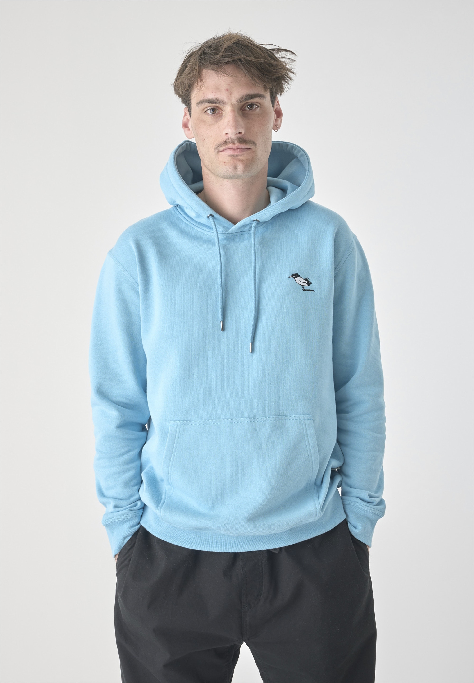 Cleptomanicx Kapuzensweatshirt "Classic Hooded Storm Gull", mit lockerem Sc günstig online kaufen