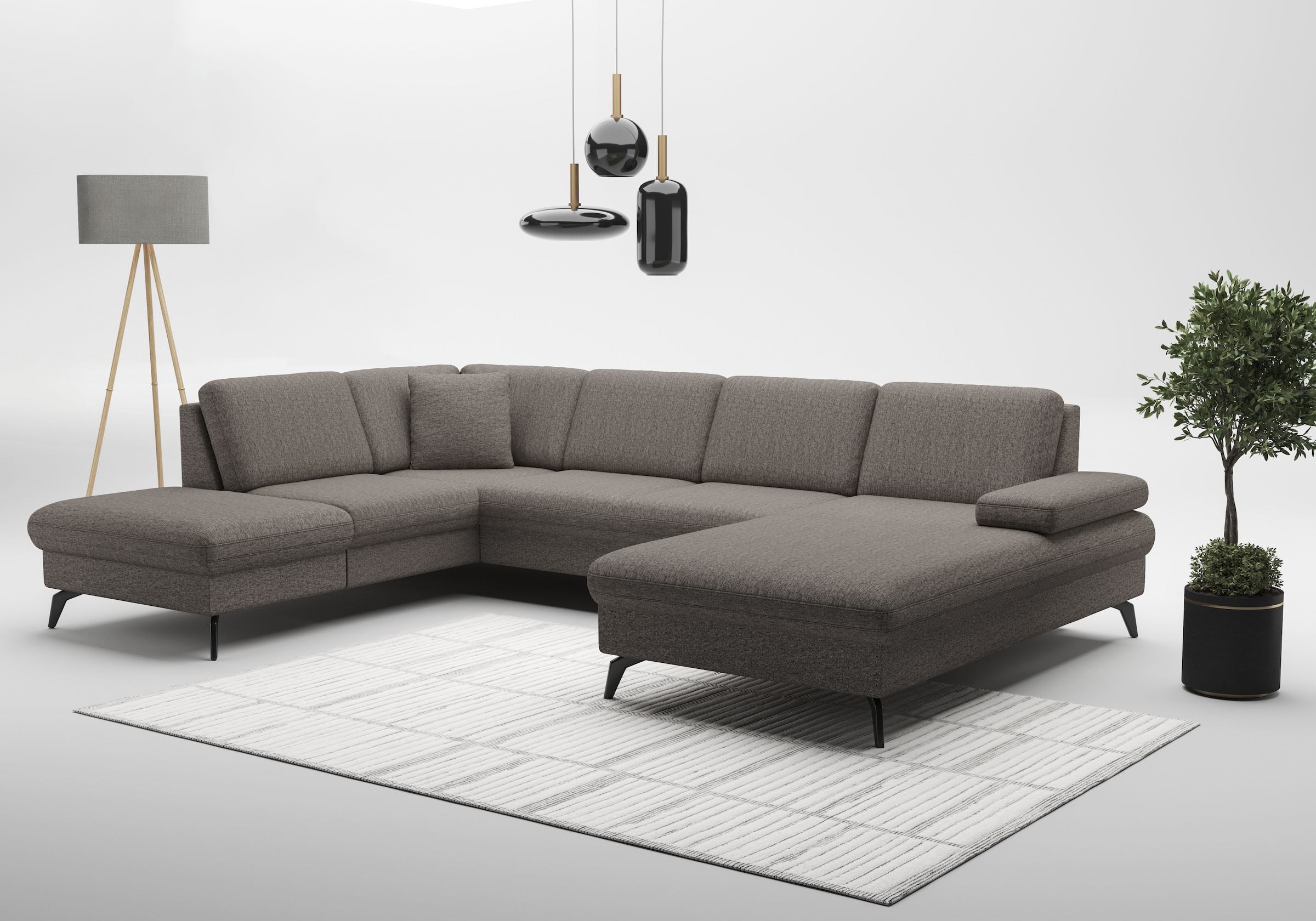 sit&more Wohnlandschaft "Morris Jubi U-Form", inkl. Armteilfunktion und 1 Z günstig online kaufen