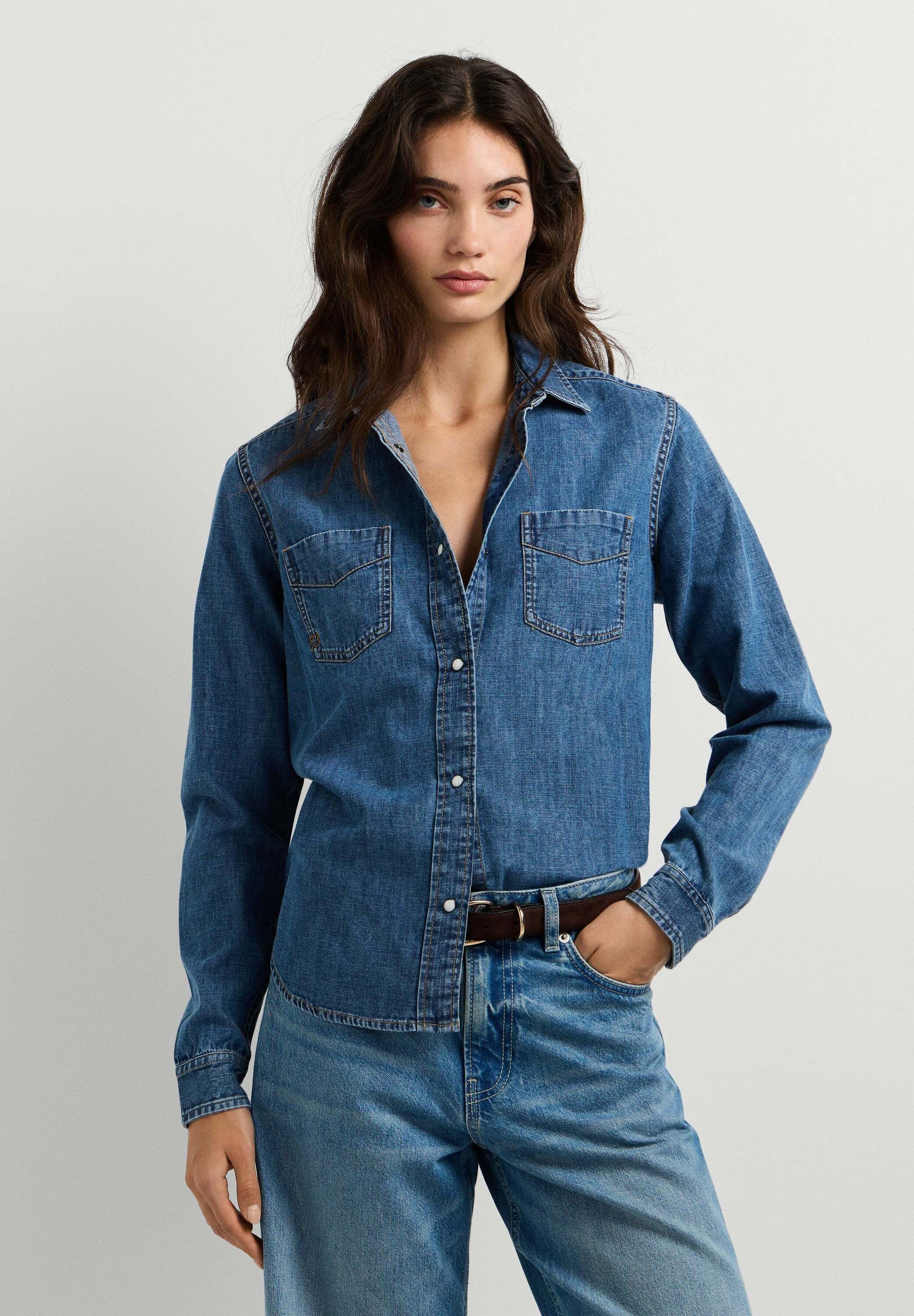Pepe Jeans T-Shirt »denim shirt ABBEY AUTHENTIC SHIRT«