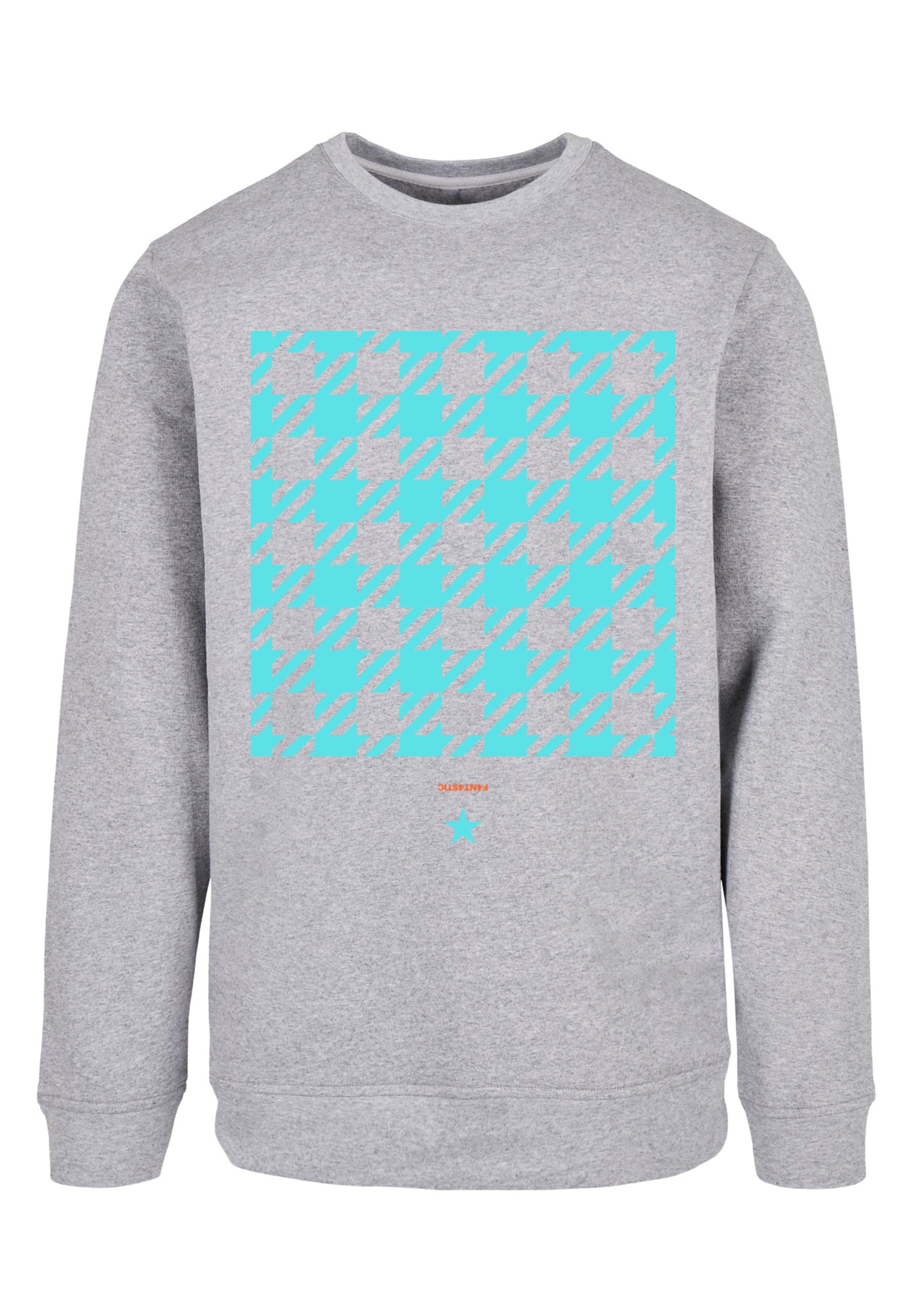 F4NT4STIC Kapuzenpullover "Hahnentritt Karo blau" Print günstig online kaufen