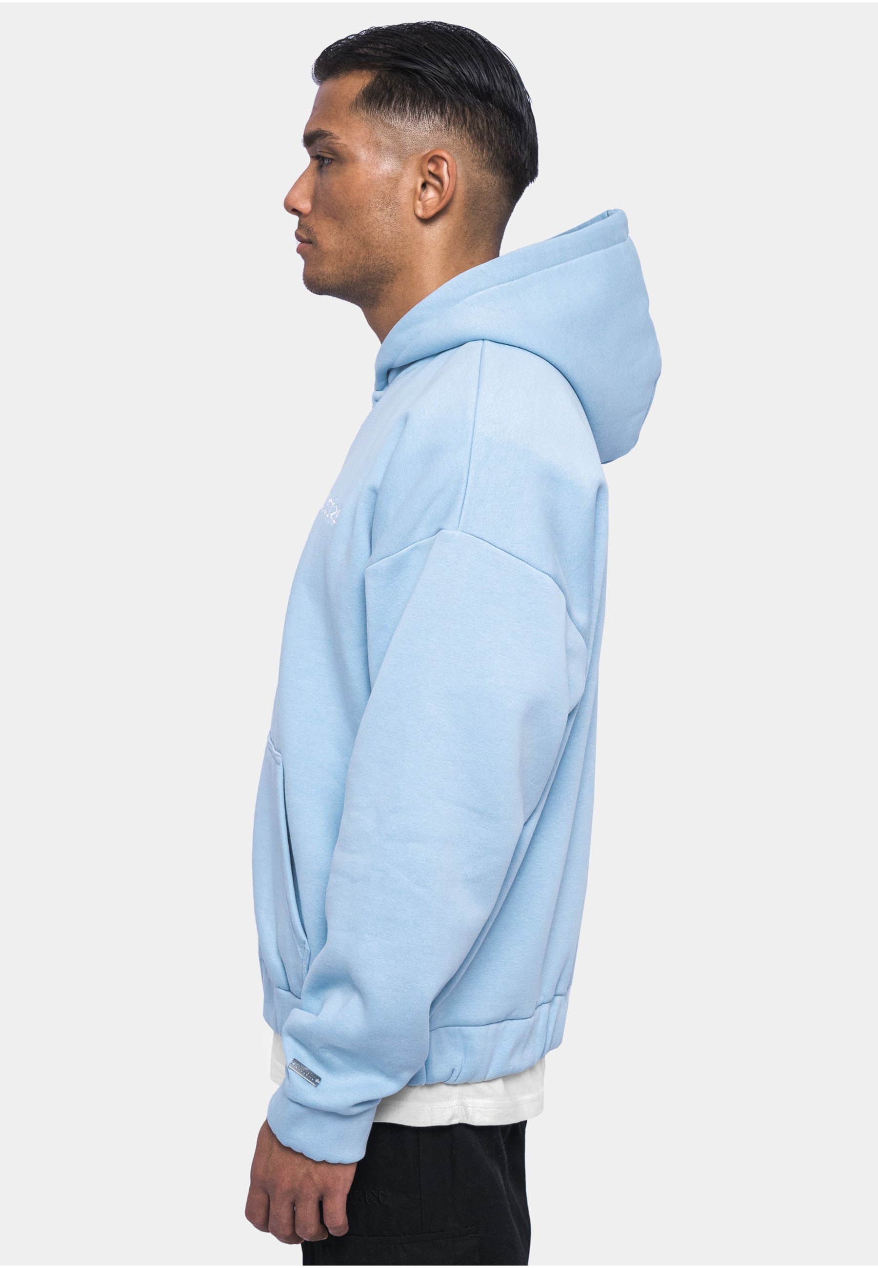 Dropsize Kapuzensweatshirt »Dropsize Herren Super Heavy Oversize Blank Zip Hoodie«, 1
