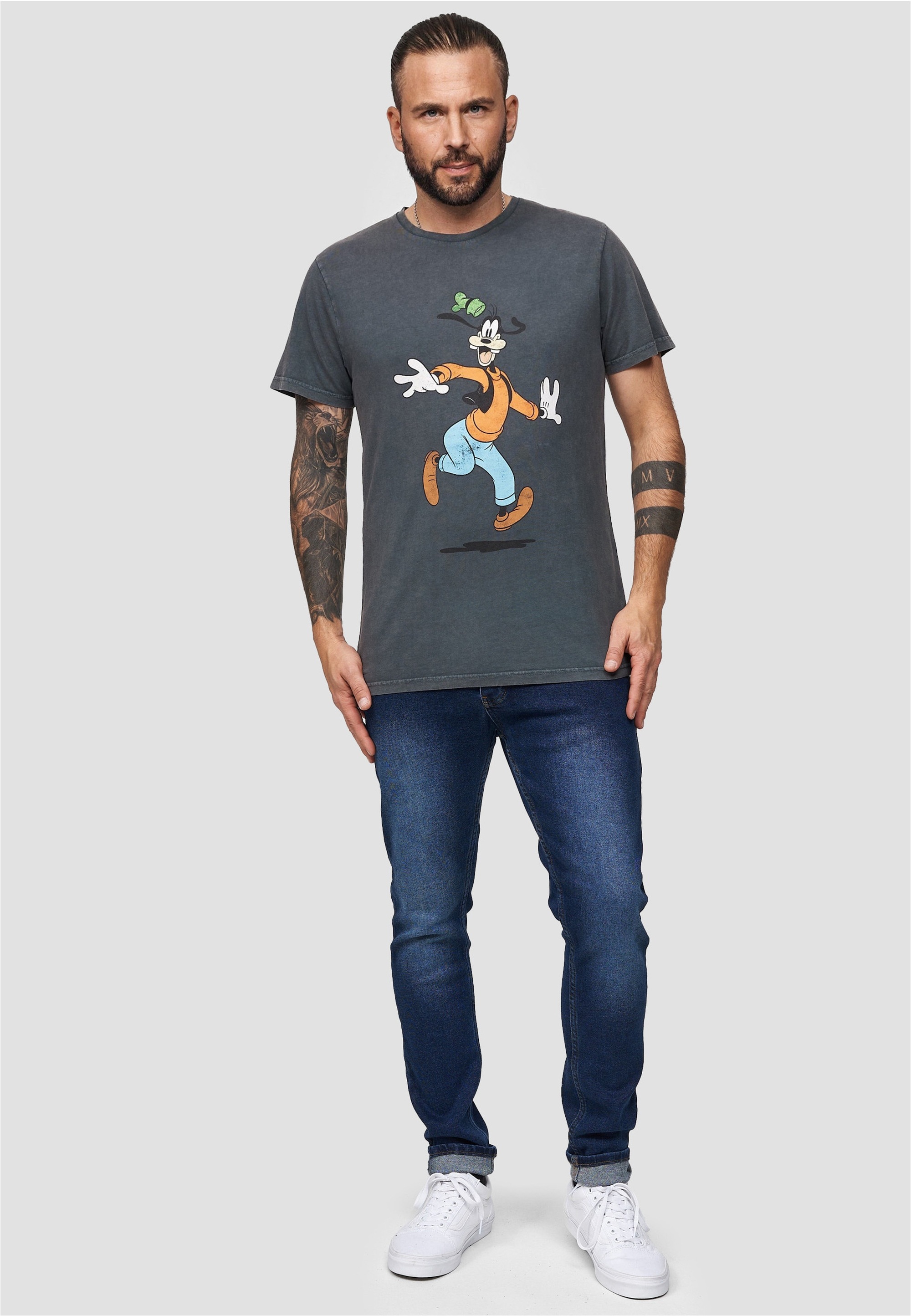 Recovered T-Shirt "Disney Excited Goofy", im lockeren Schnitt günstig online kaufen