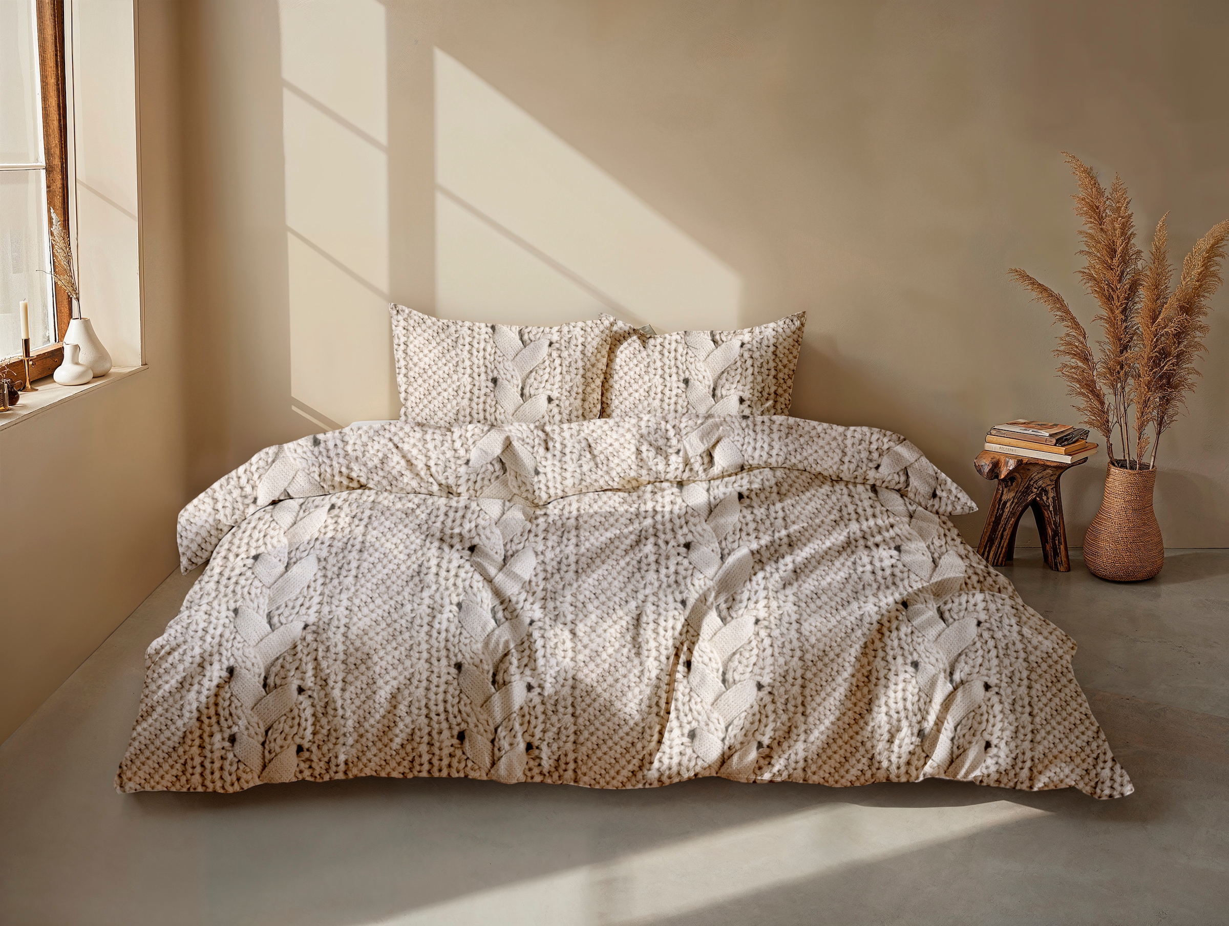 ZO HOME Bettwäsche »Zohome Bettwäsche Baumwolle Mira« 2 Bettwäsche aus 100% Baumwolle, hochwertige Flanell, ab 135x200 cm.