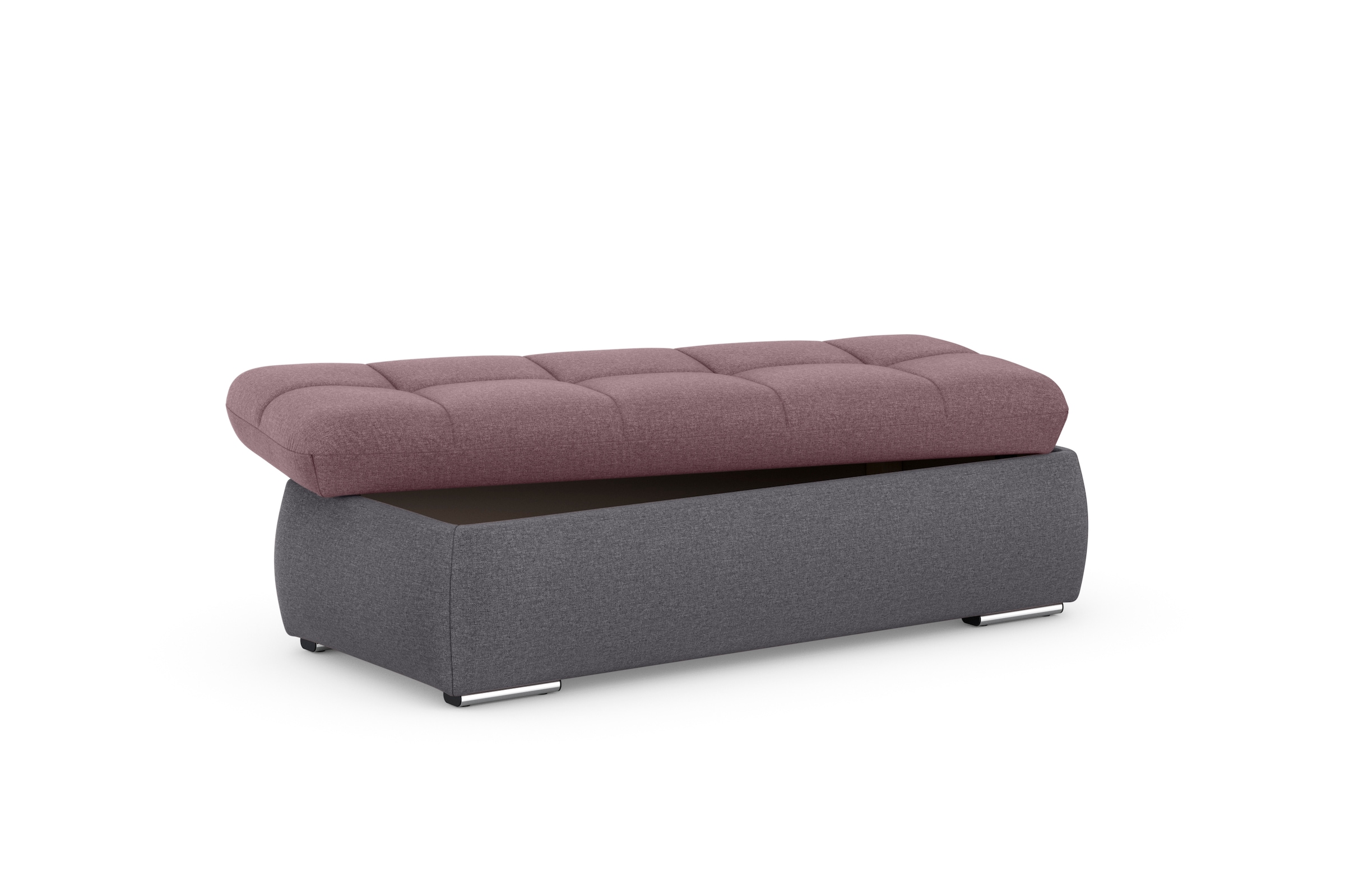 DOMO collection Polsterhocker »Moric«, inklusive Stauraum