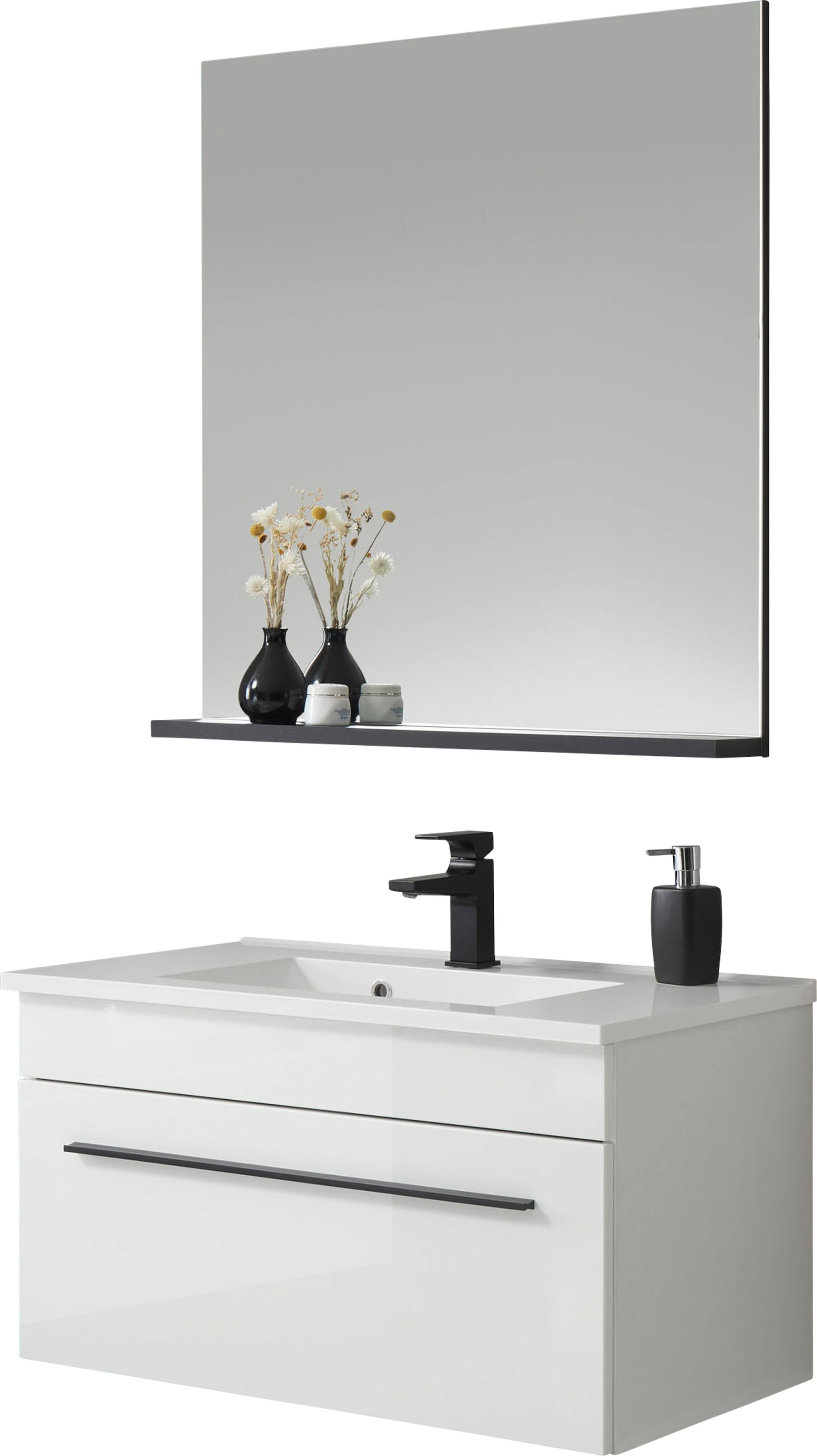 Home affaire Badmöbel-Set "Cantara, Bad im modernen Design, 2-teiliges Bade günstig online kaufen