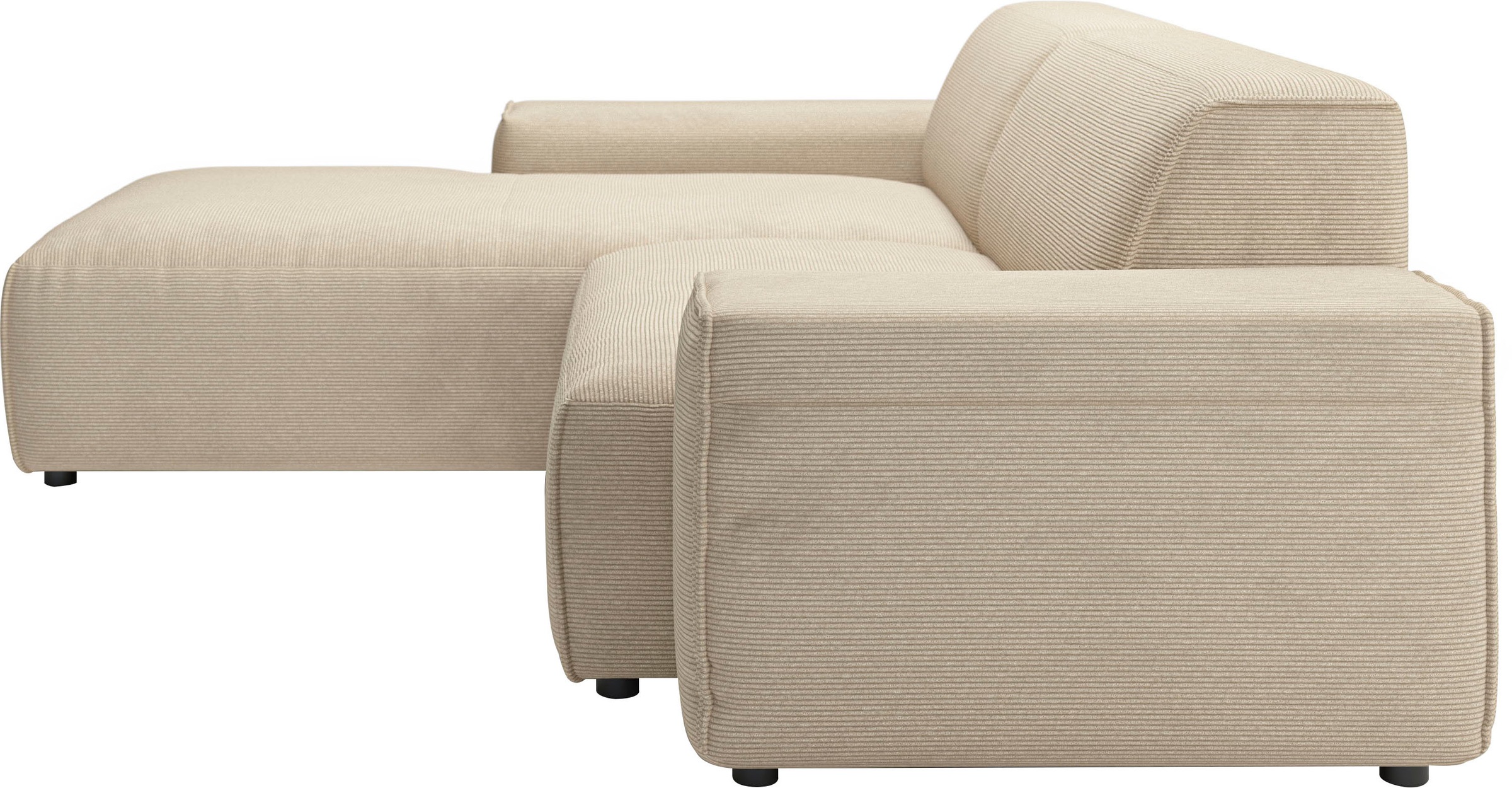 andas Ecksofa »Glimminge L-Form auch in Breitcord, Feincord + Easy care-Bezug,«, Breite 234, Zierkissen