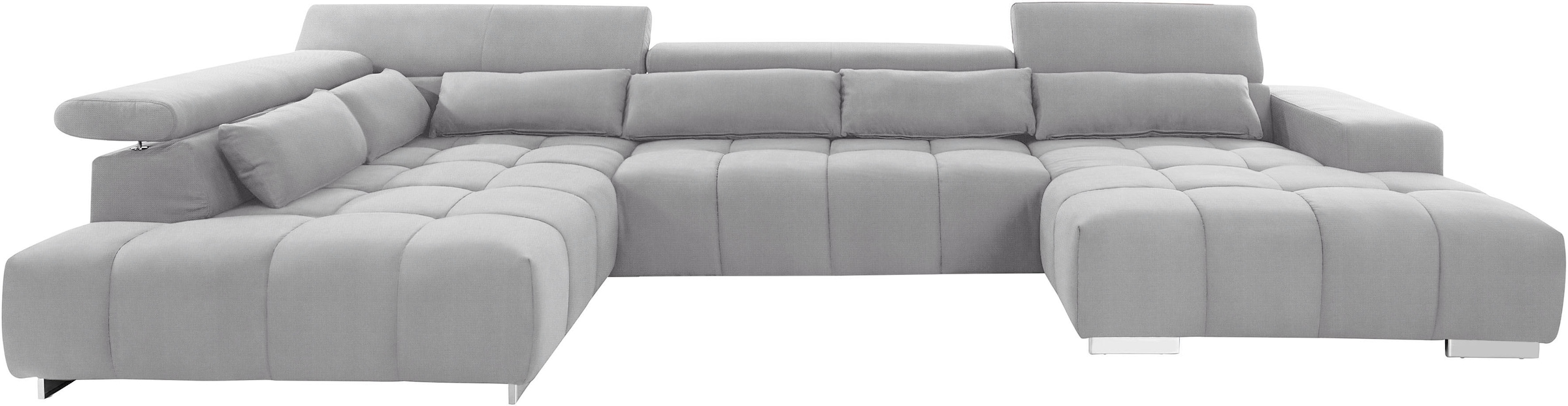 COTTA Wohnlandschaft »Orion U-Form«, inkl. Kopfteilverstellung und Nierenkissen