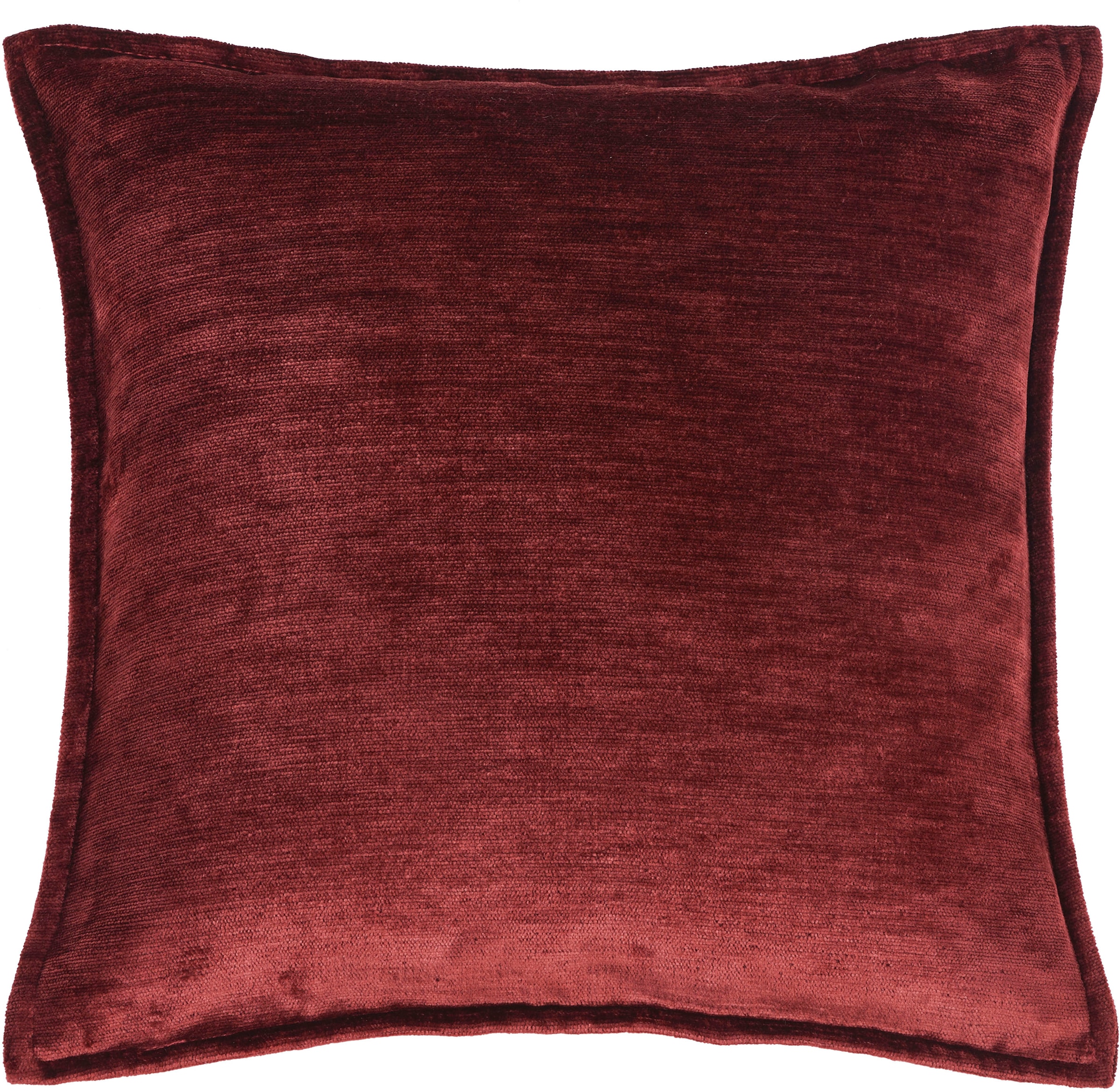 Kissenbezug DONE., B:45cm H:1cm L:45cm, rot, Polyester, Polyester, Kissenbezüge, "Fame", Hohe Lichtreflektion