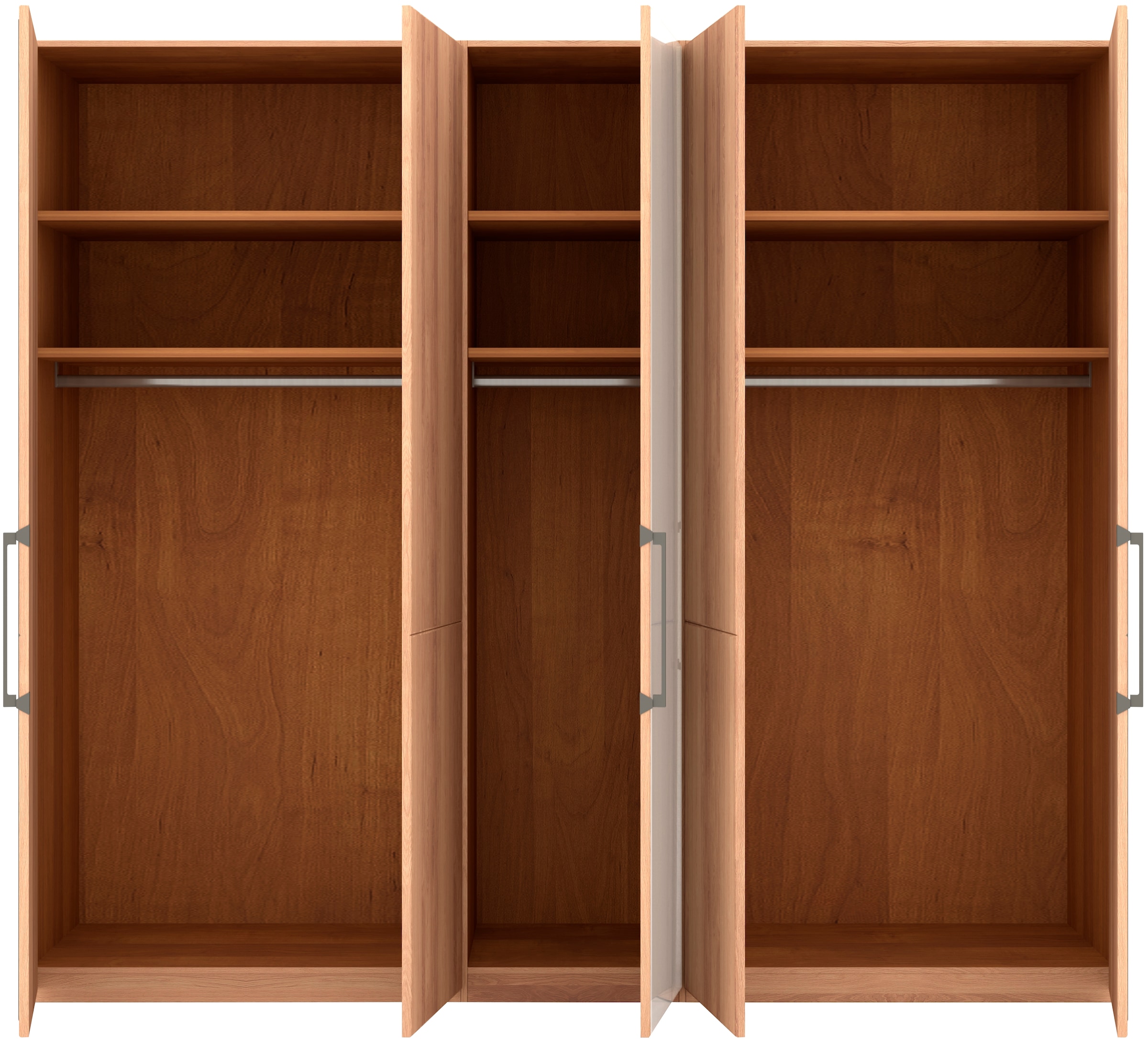 Musterring Drehtürenschrank »Sorrent, Kleiderschrank, Schrank, teilmassiv Eiche«, (mit Türdämpfern, in 5 Breiten & 2 Höhen, extra Böden, MADE IN GERMANY), Türen Eiche massiv oder als Parsol-Bronze-Spiegel, verschiedene Maße