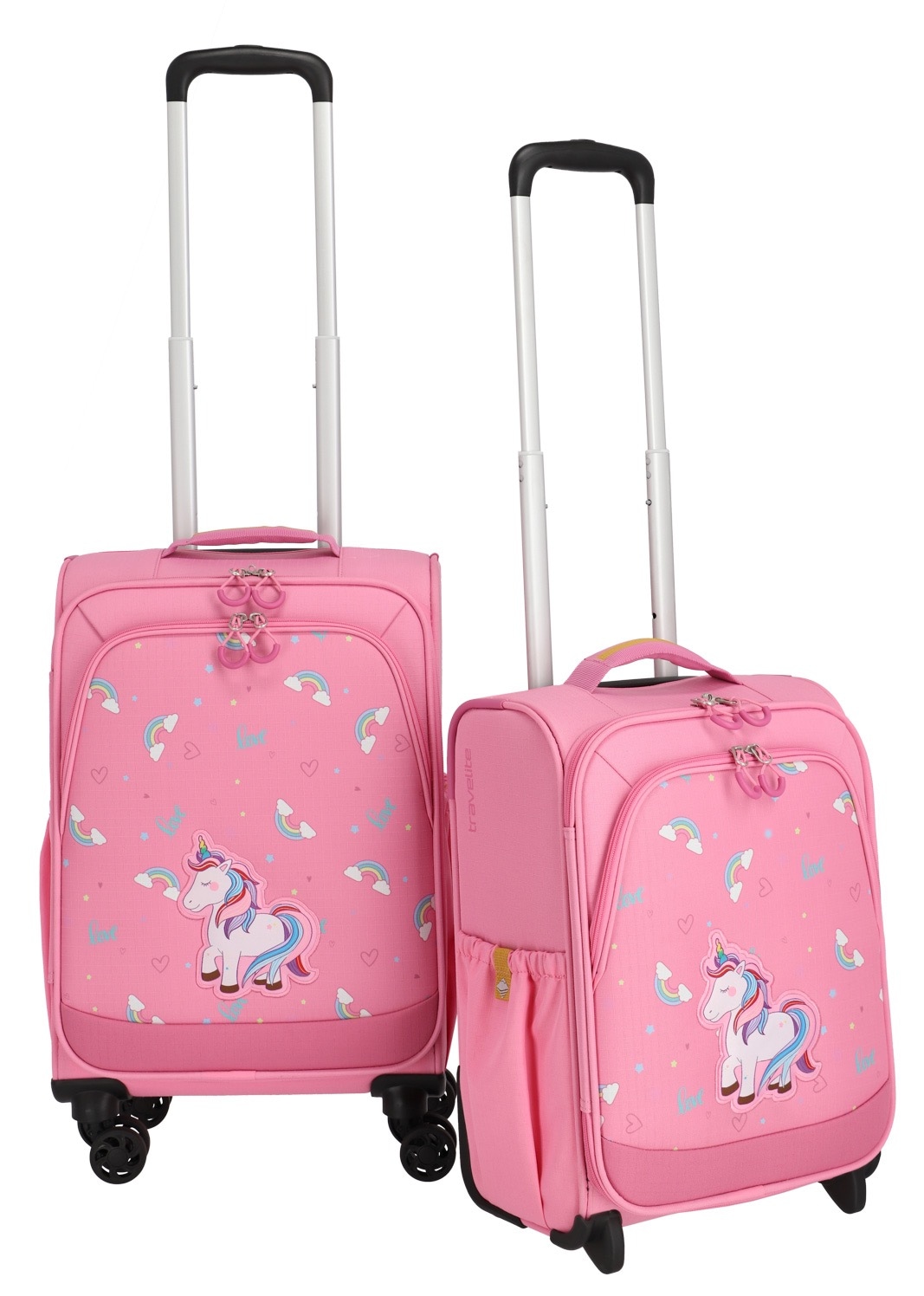 travelite Kinderkoffer »MINIMOVER 2w«, (1 St.), 2 St. Rollen, Kindertrolley Aufsteckfunktion