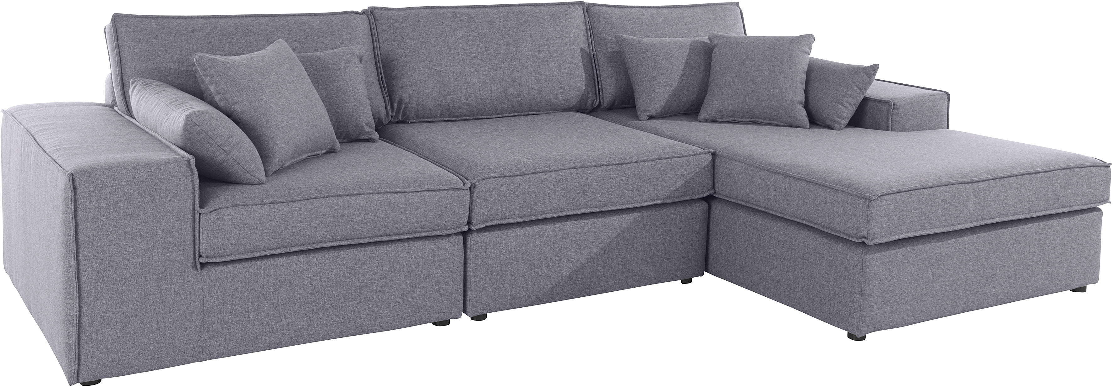 Thumbnail - RAUM.ID Ecksofa "Florid L-Form", 3 Teile, bestehend aus Modulen, viele Bezugsqualitäten, auch in Cord