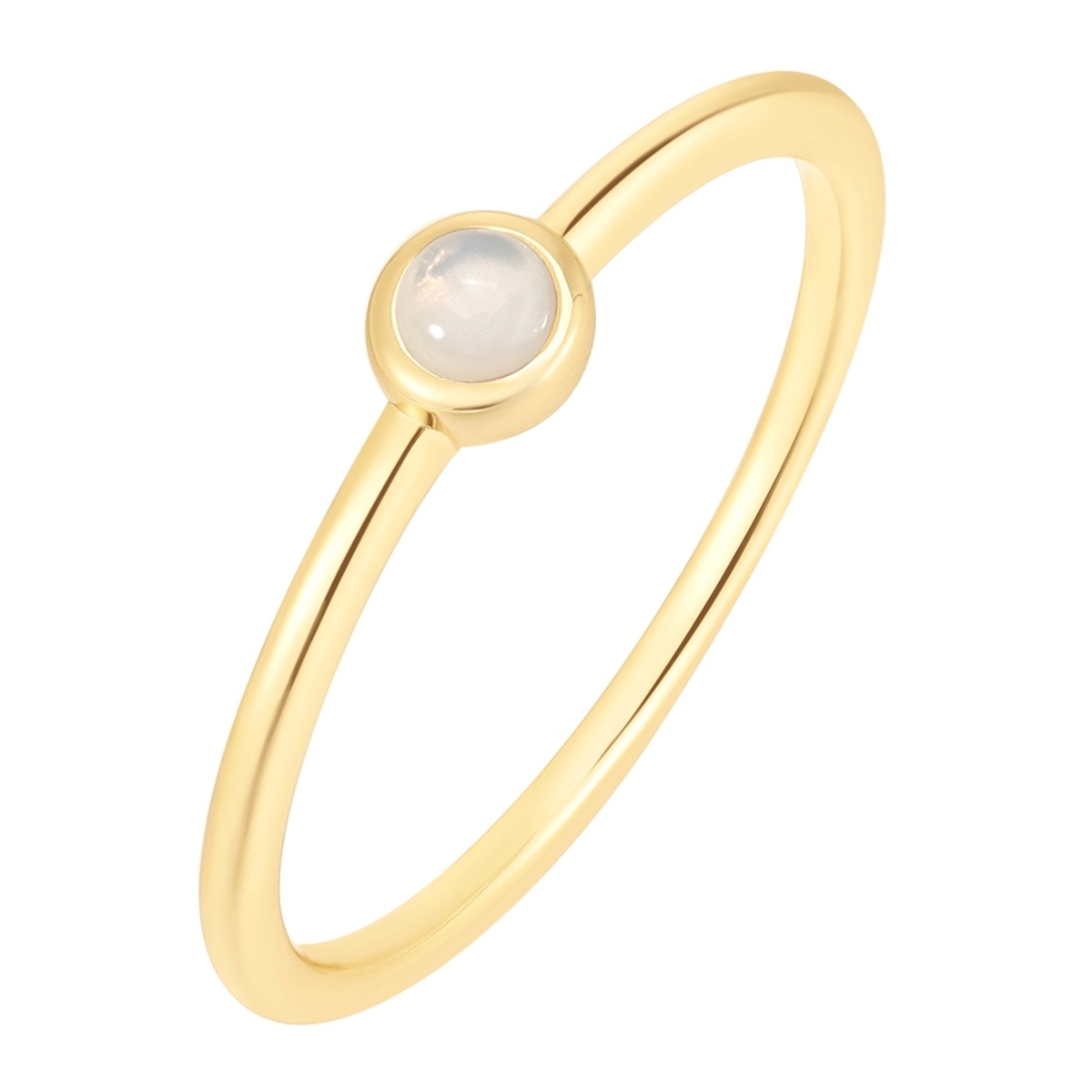 Glanzstücke München Fingerring »AV269« mit Mondstein (synth.)