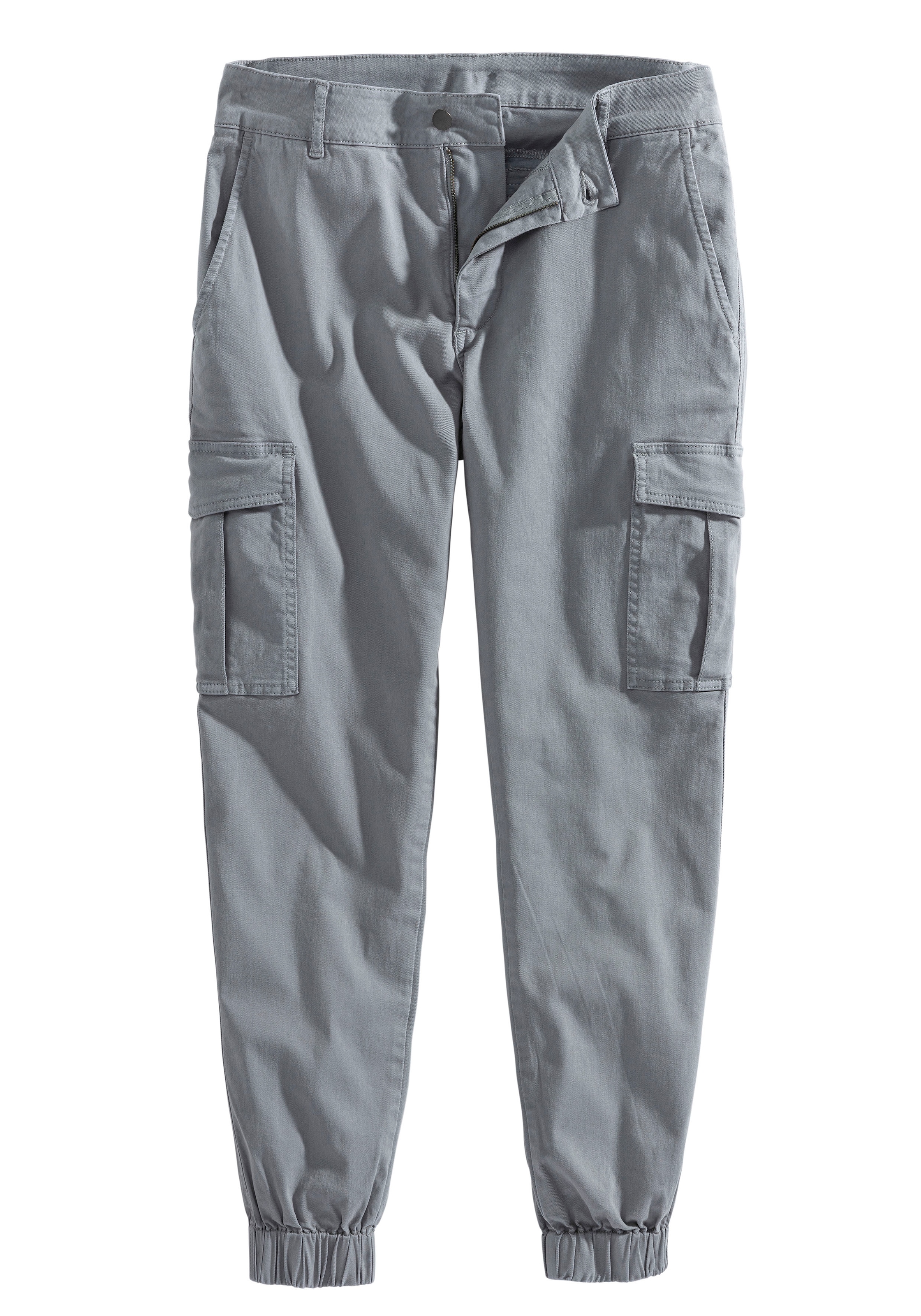 AUTHENTIC LE JOGGER Cargohose, mit normaler Bundhöhe aus elastischer Baumwoll-Qualität