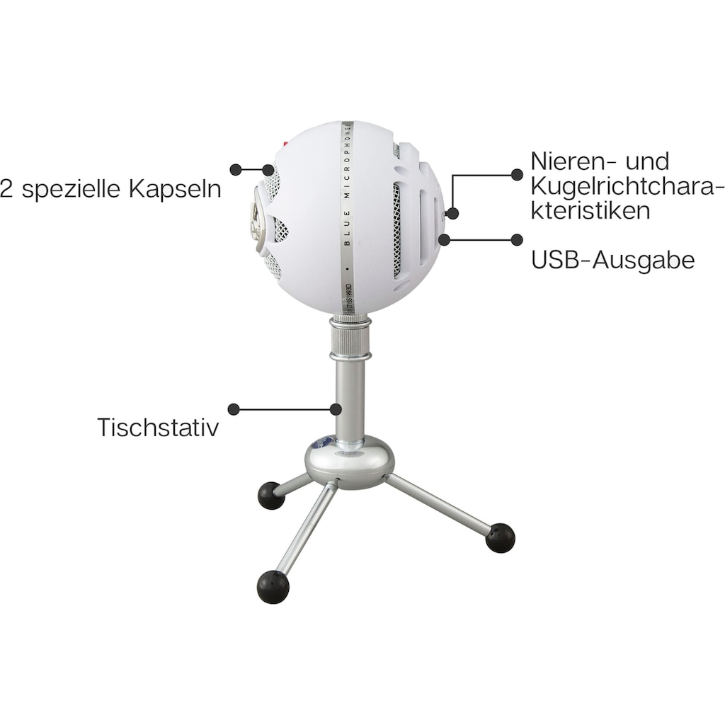 Blue Mikrofon »Snowball USB Mic«