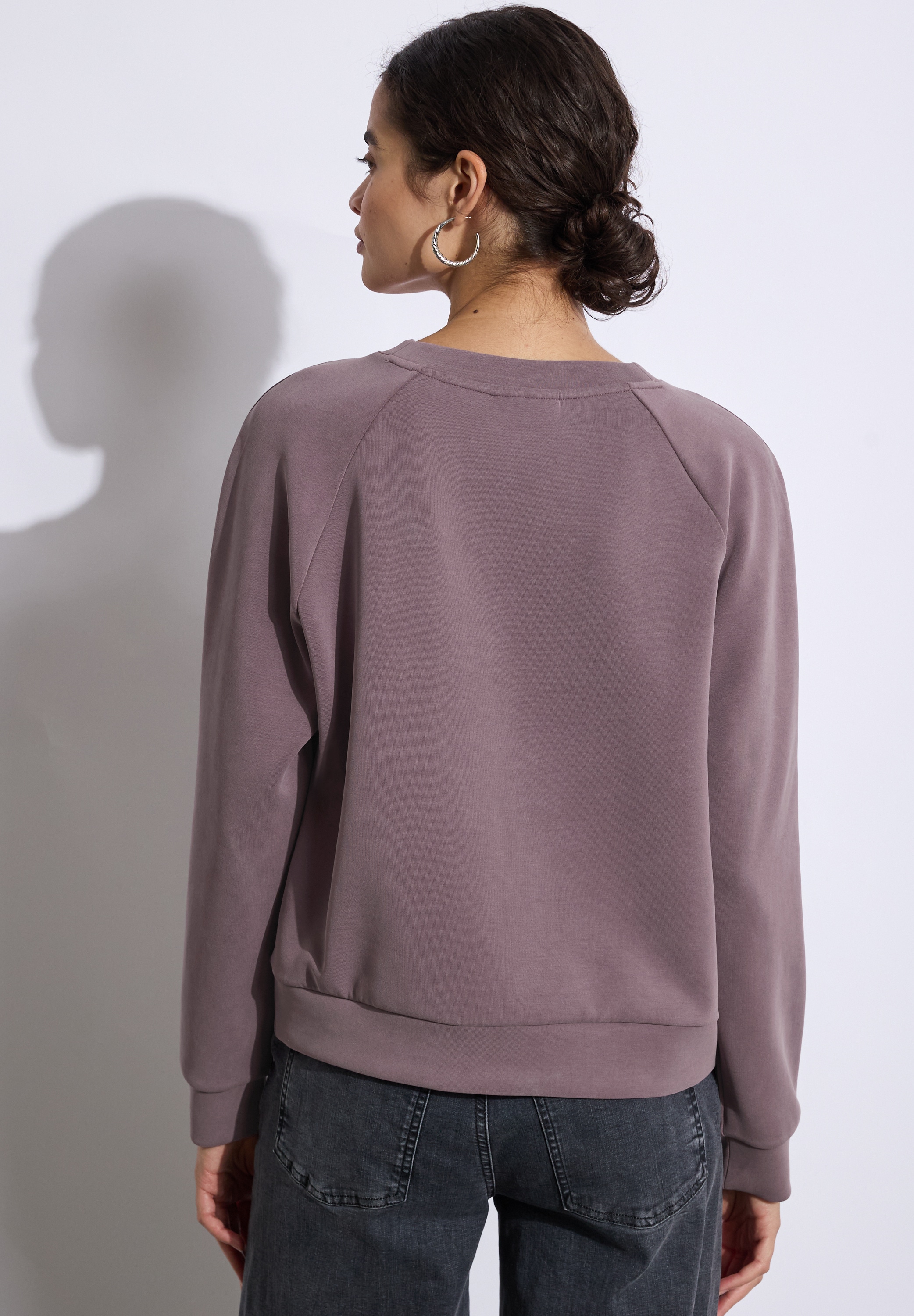 STREET ONE STUDIO Langarmshirt, mit Rundhalsausschnitt