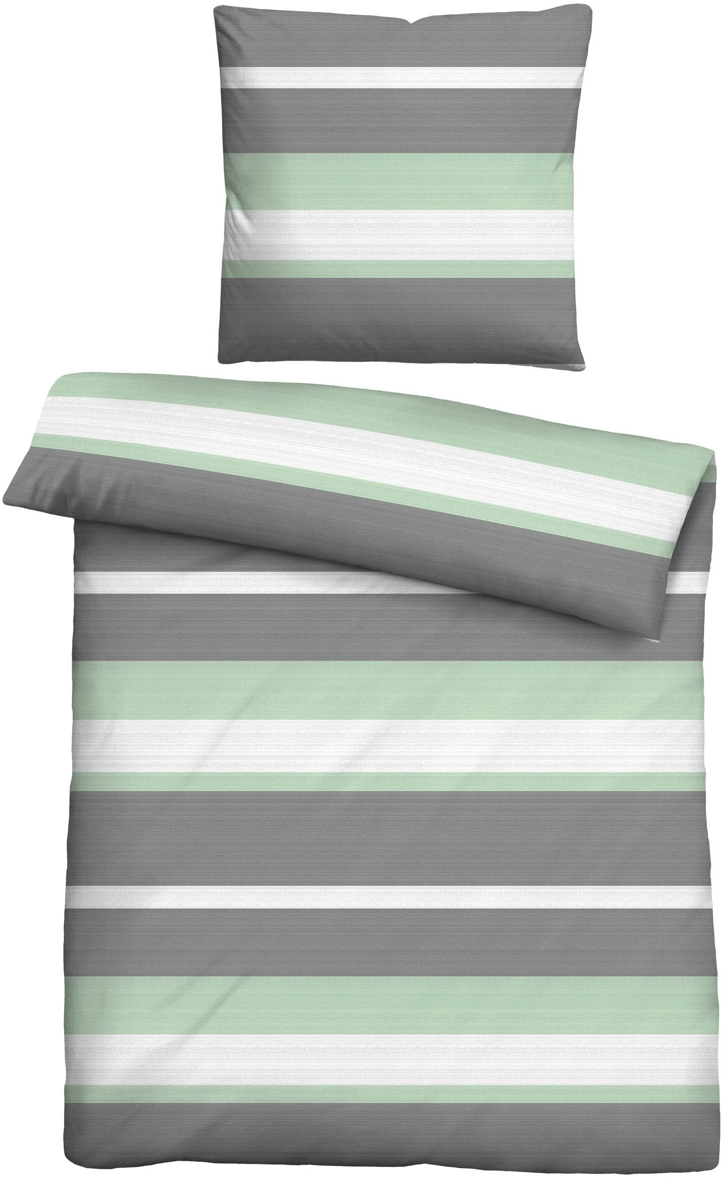 Castell - Markenbettwäsche Bettwäsche "0080752" 2 Stk. tlg. kuschelig warm, günstig online kaufen