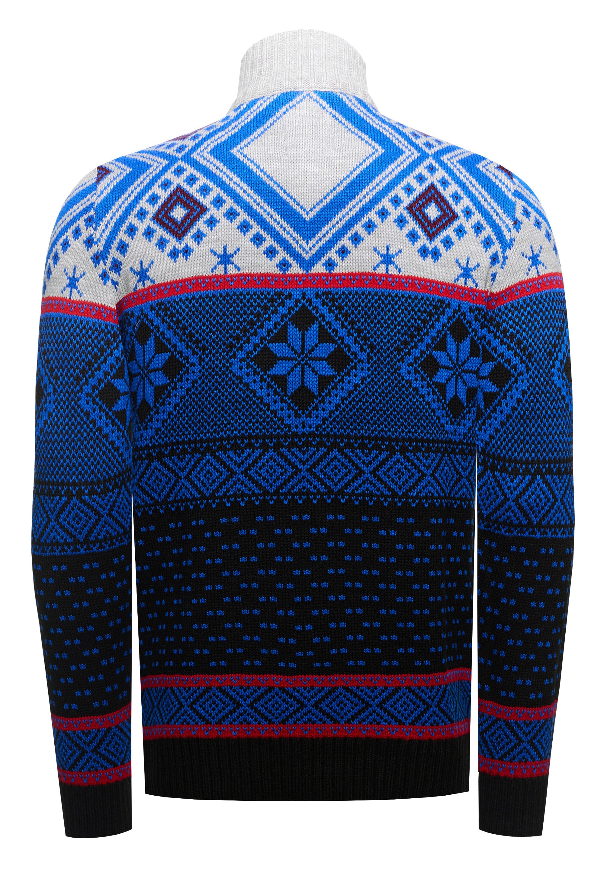 Rusty Neal Strickpullover, mit winterlichem Muster