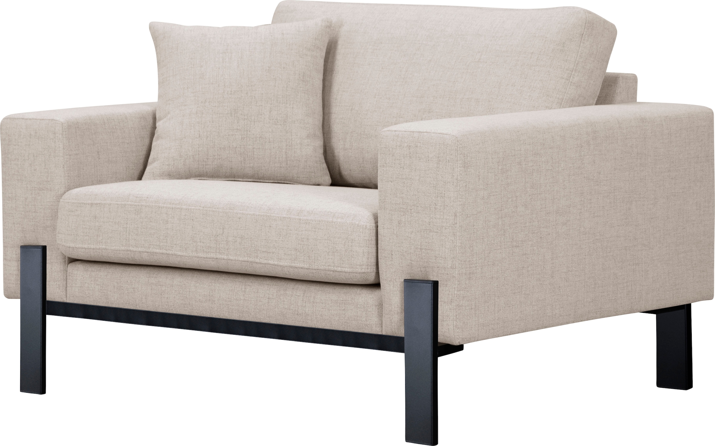 OTTO products Loveseat "Ennis Sessel Metallgestell", Verschiedene Bezugsqua günstig online kaufen