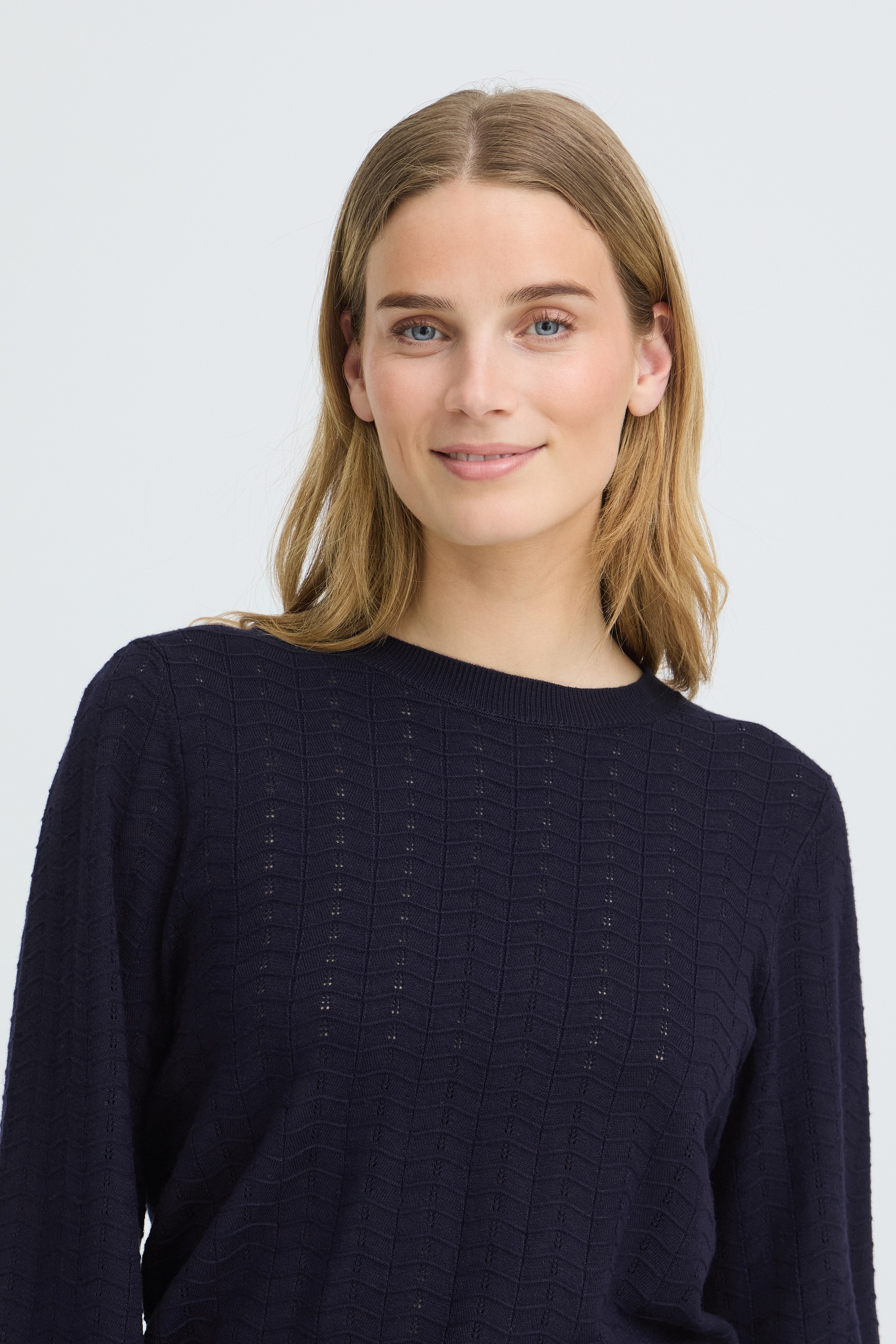 Pulz Jeans Strickpullover »Damen Langarm PZSARA«