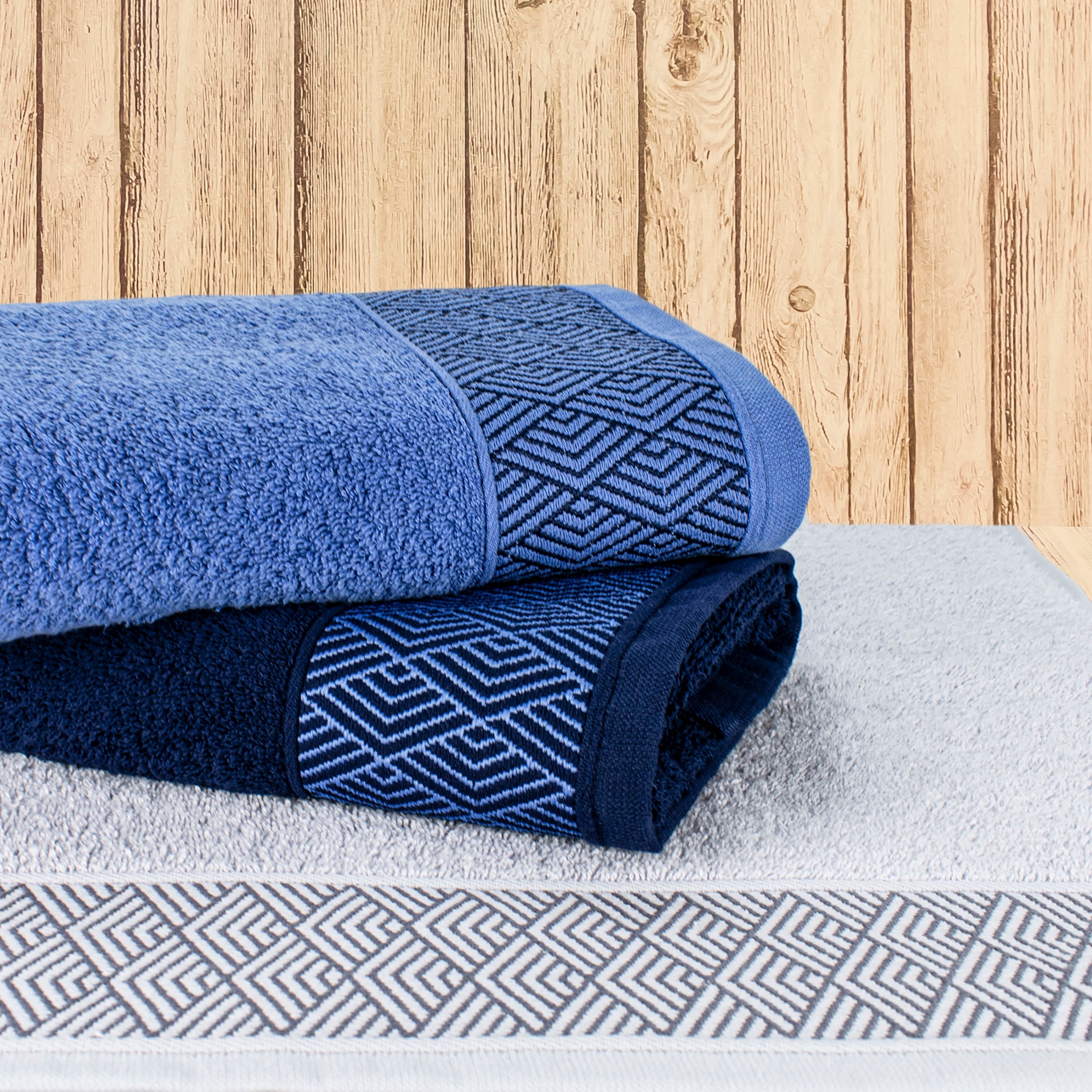 Möve for frottana Duschtuch "Geometry" Hautfreundliche und pflegeleichte Qu günstig online kaufen