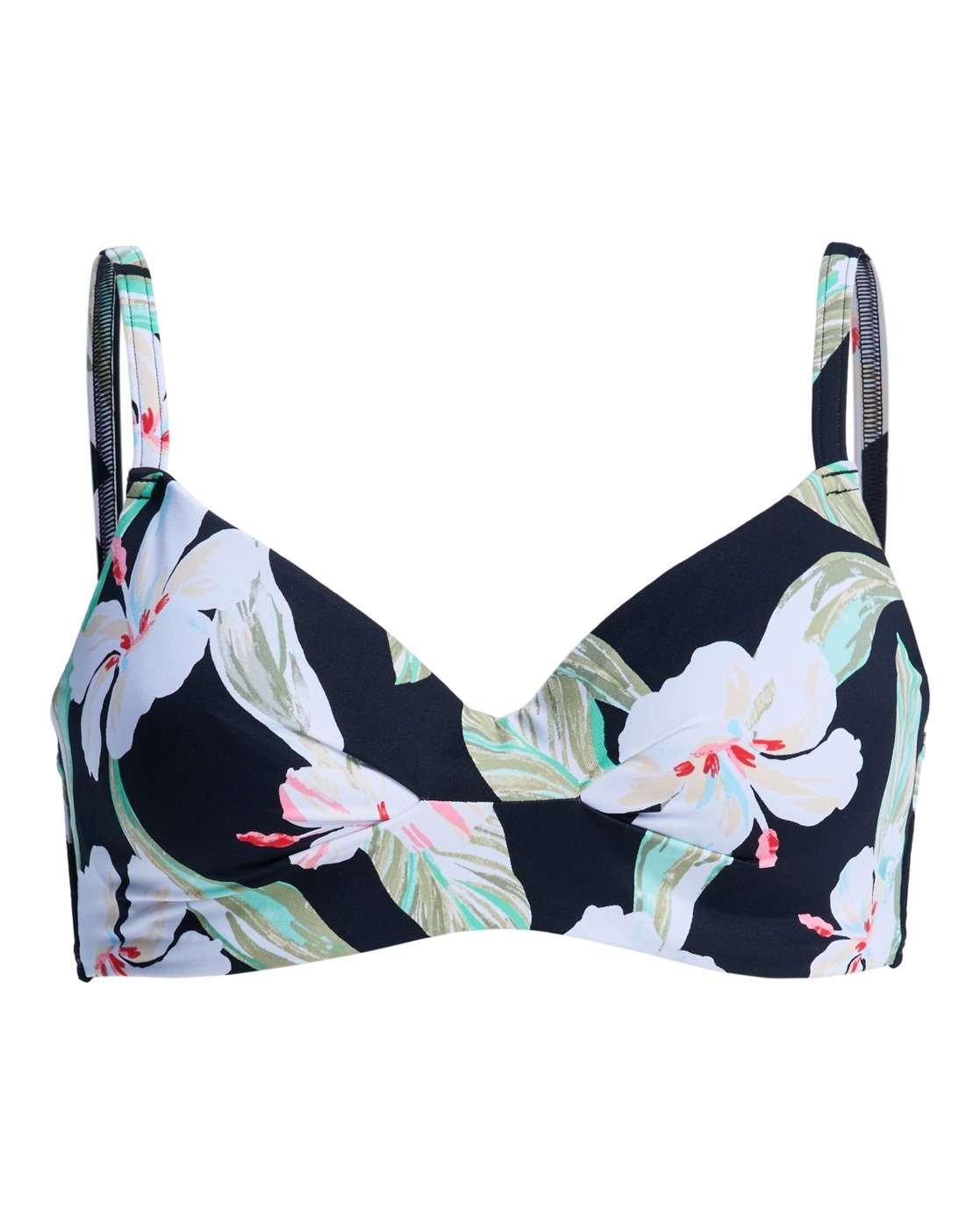 ROXY Damen Bügel-Bikini-Top "Printed Essentials UW Dcup", bunt, Gr. S, Obermaterial: 85% Polyester, 15% Elasthan., Bikini-Oberteile
