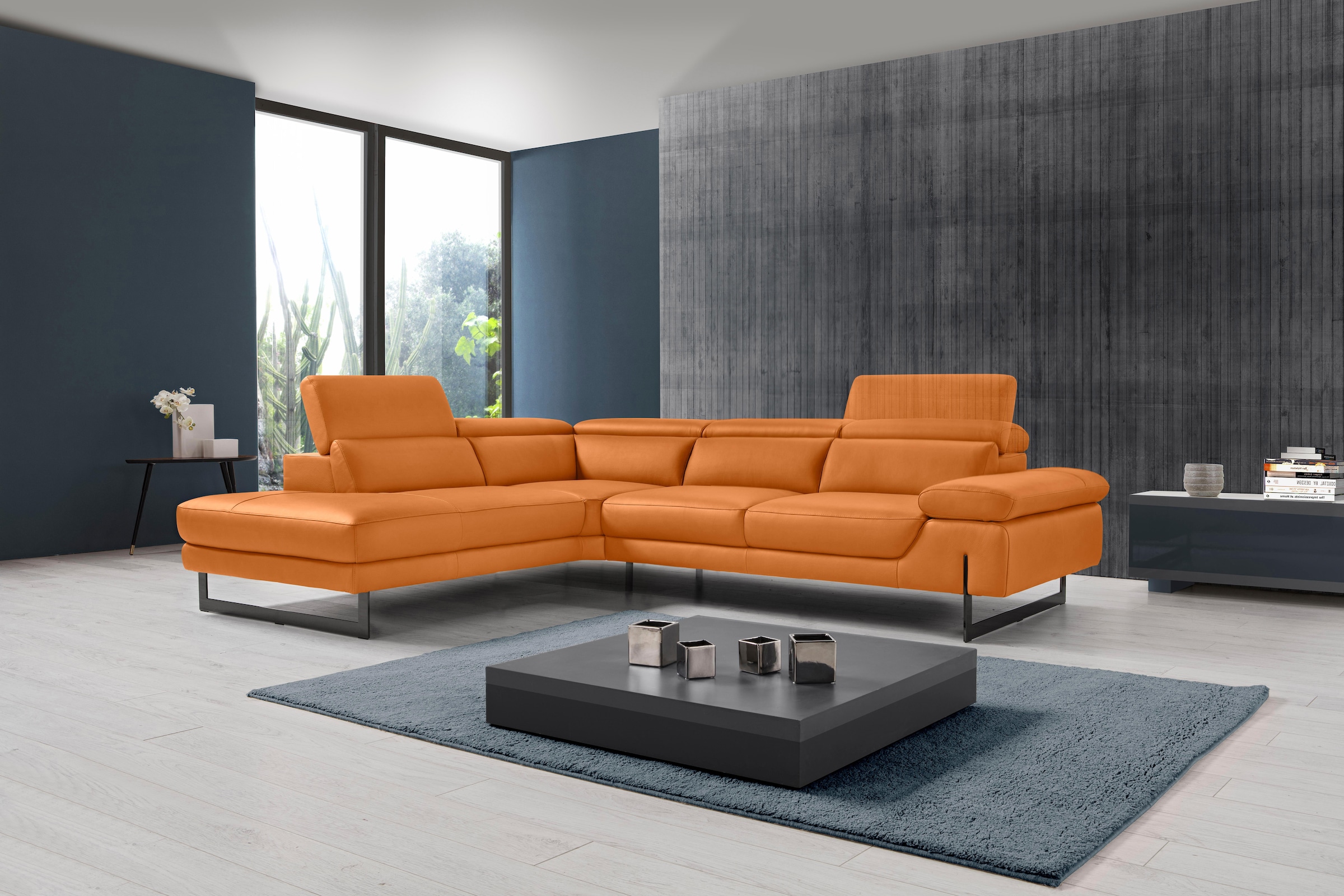 Egoitaliano Ecksofa "Queenie, extravagantes Sofa mit erstklassigem Sitzkomf günstig online kaufen