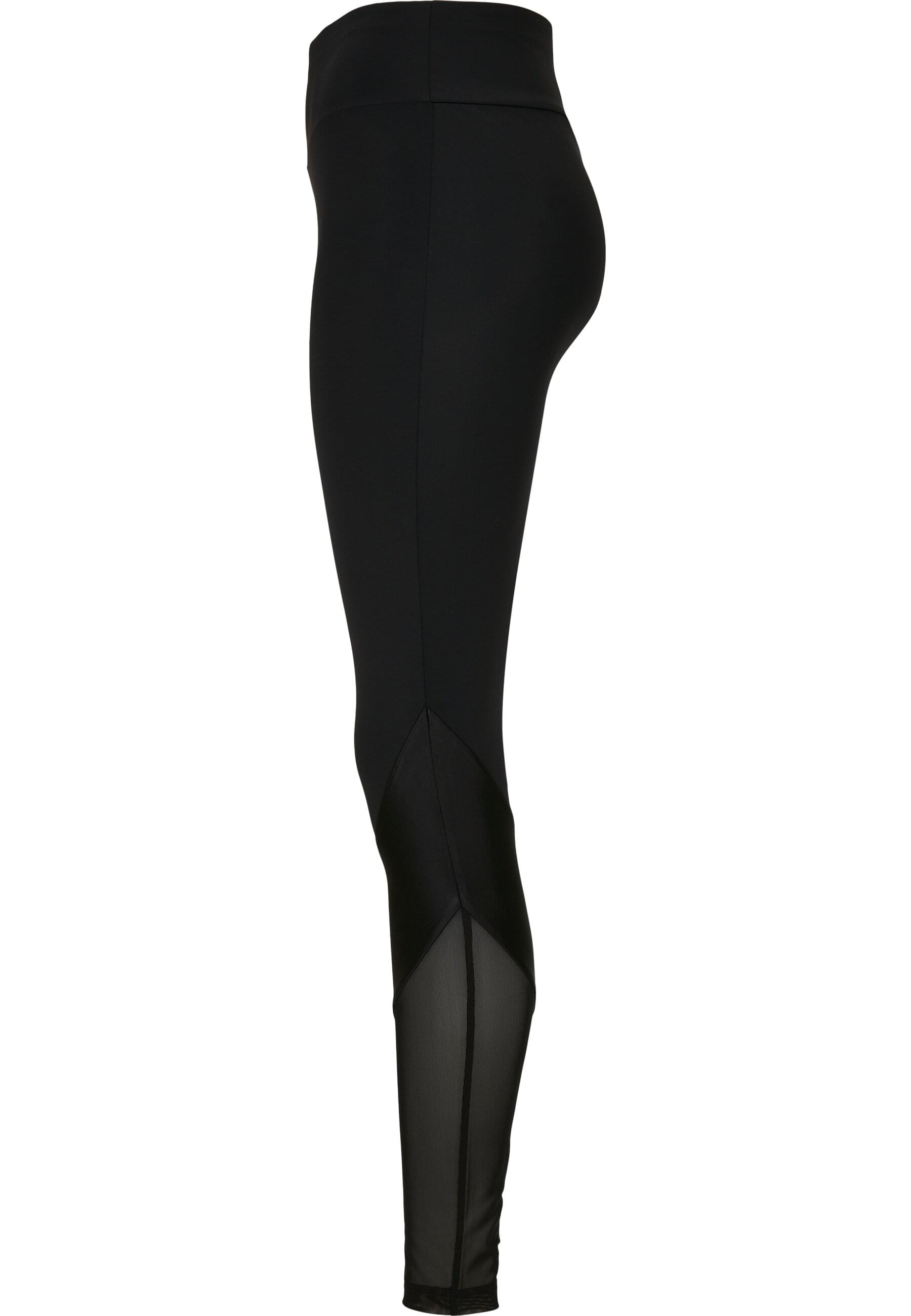 URBAN CLASSICS Leggings »Urban Classics Damen Ladies Highwaist Mixed Tech Leggings«, (1 tlg.)