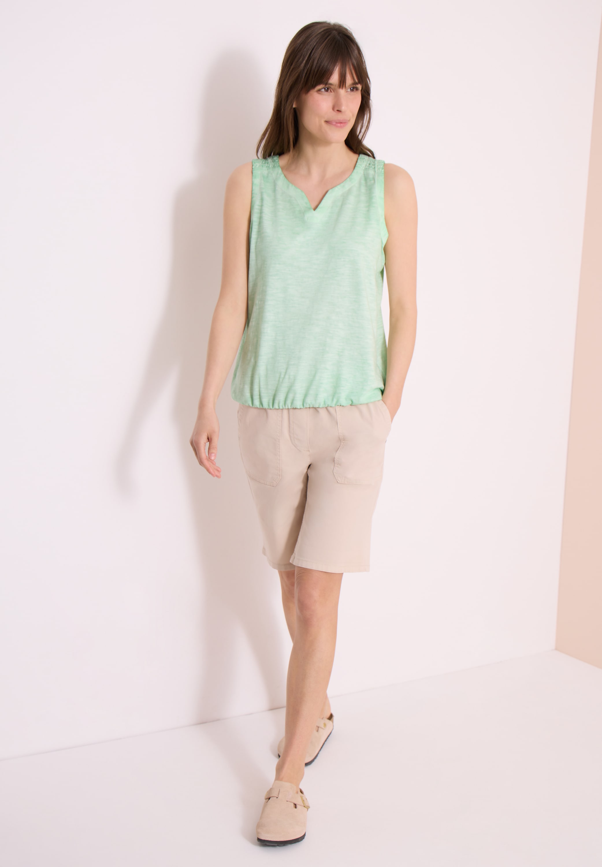 Cecil Shirttop aus reiner Baumwolle