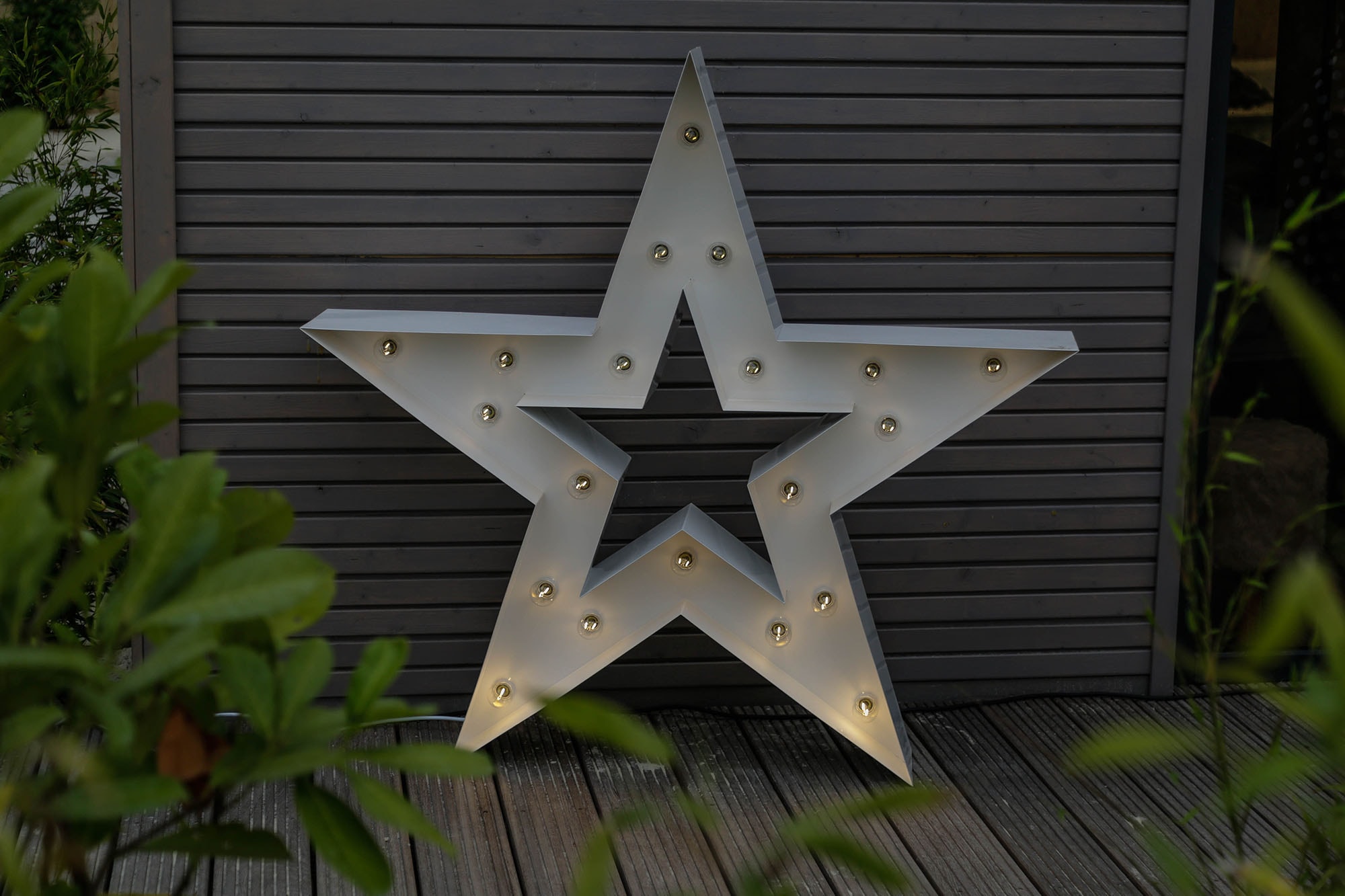 MARQUEE LIGHTS LED Dekolicht »Star«, 20 flammig-flammig, Wandlampe, Tischlampe  Star 20 fLichtquellen E14 (exkl.) - 122x122 cm bestellen | BAUR