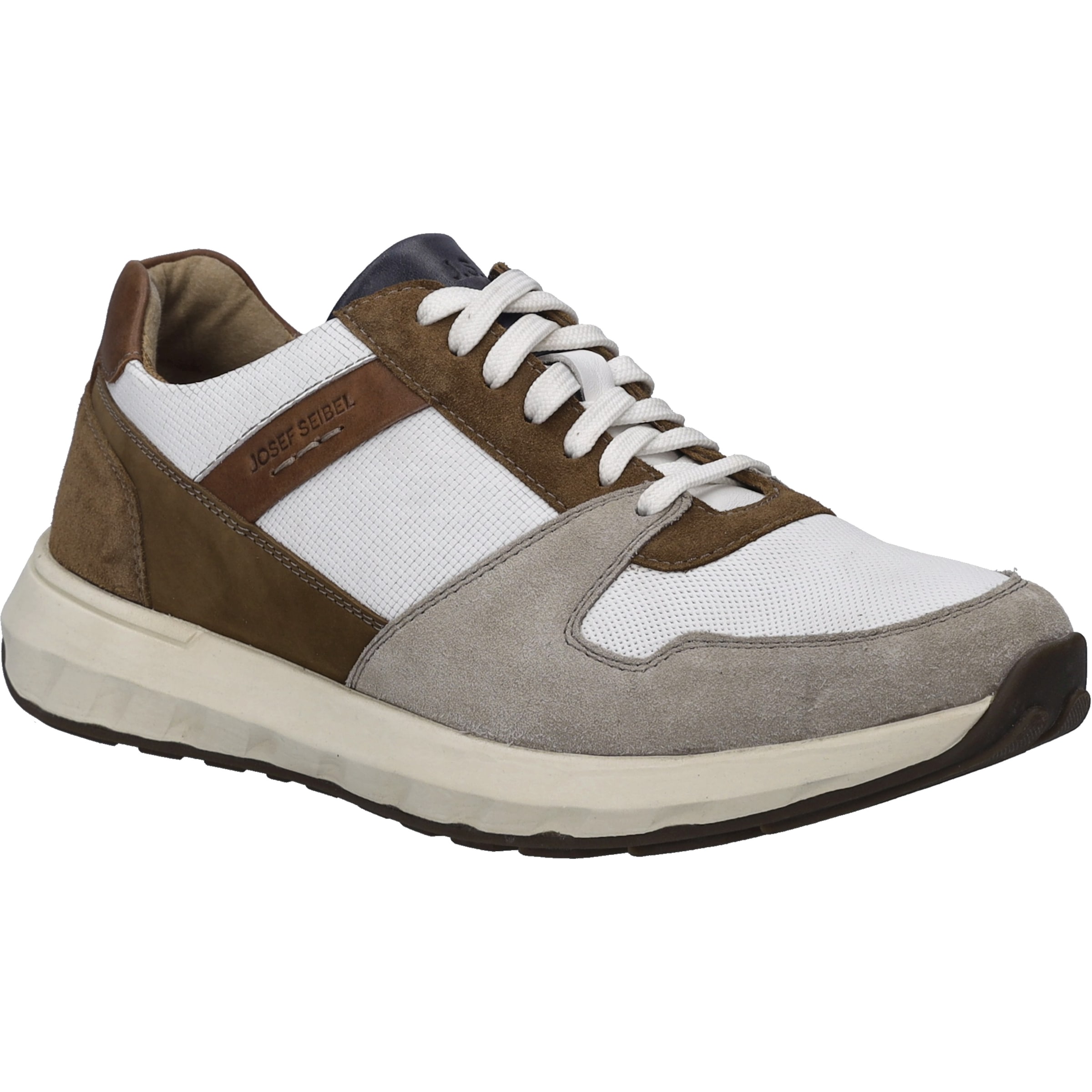 Josef Seibel Sneaker "Cameron 10, weiss-braun" günstig online kaufen