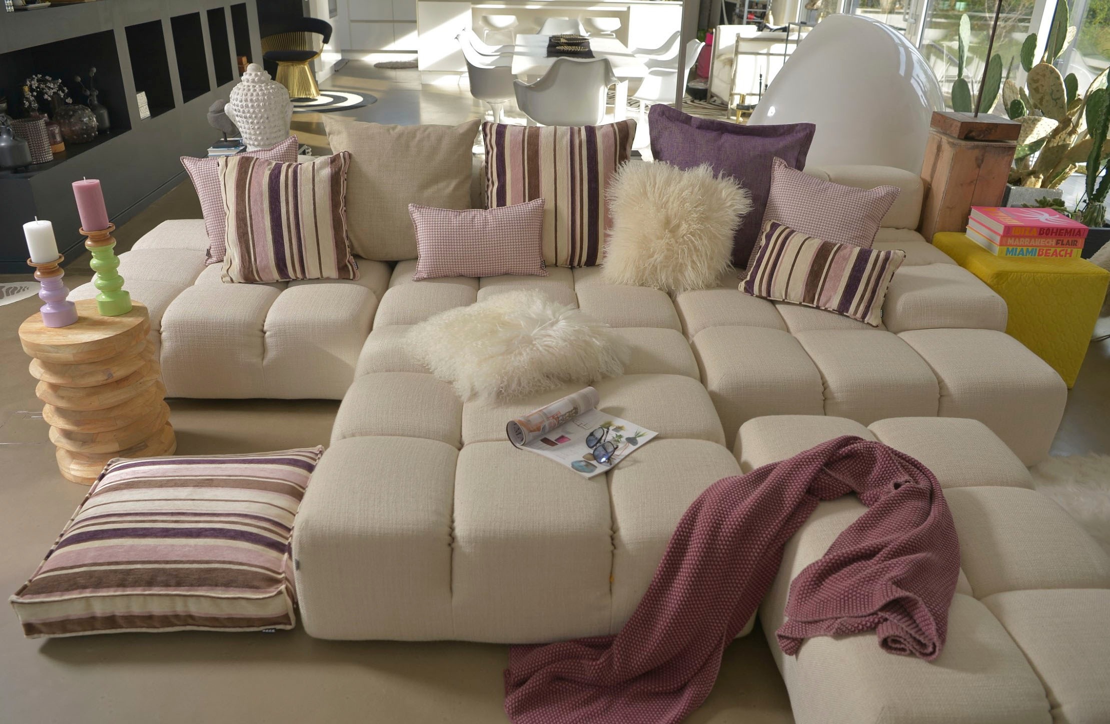 H.O.C.K. Dekokissen "Bobetta" Kissenhülle mit Füllung, 1 Stück günstig online kaufen