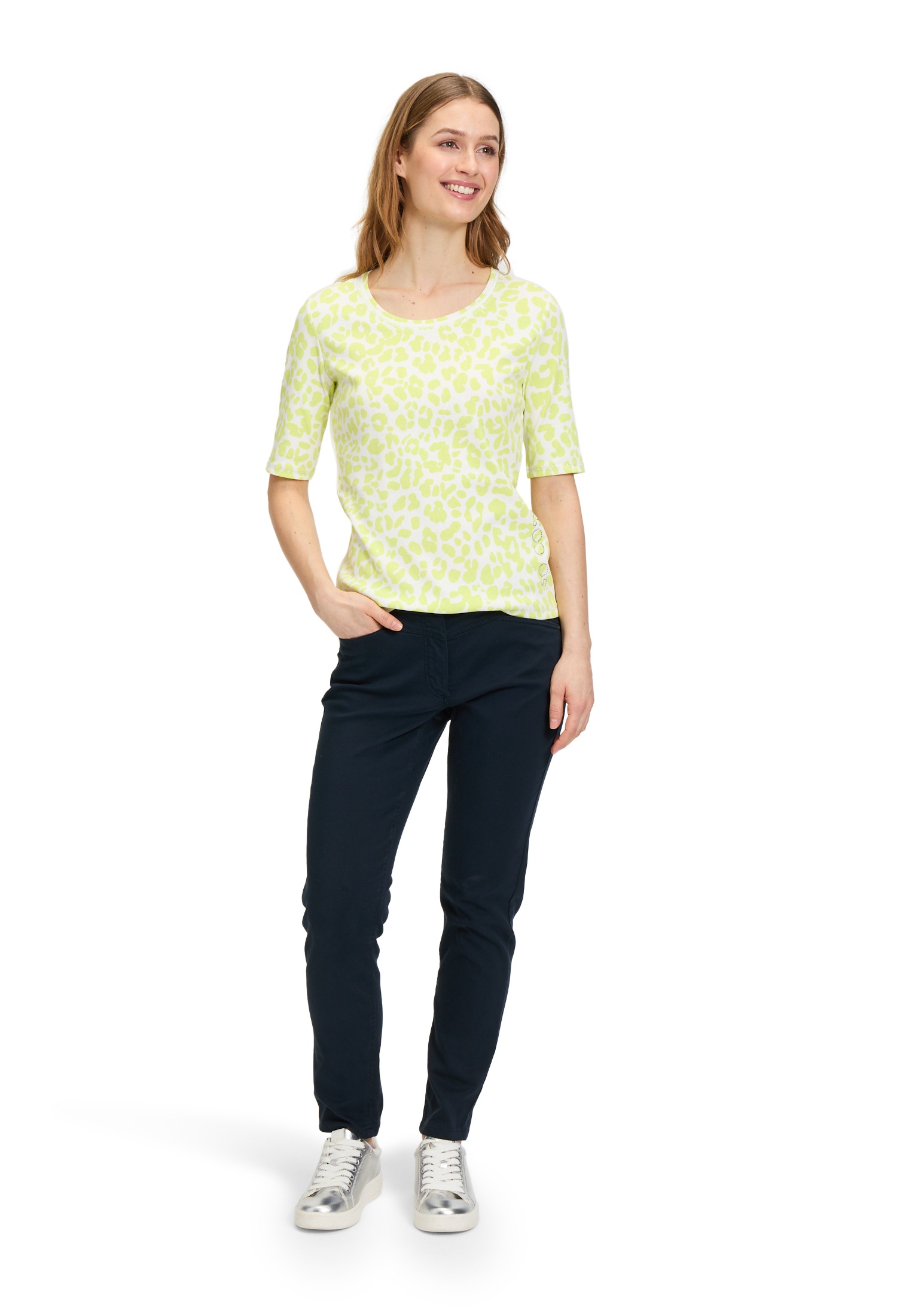 Betty Barclay Kurzarmshirt »Betty Barclay Basic Shirt mit Rippenstruktur«, (1 tlg.), Flatlock
