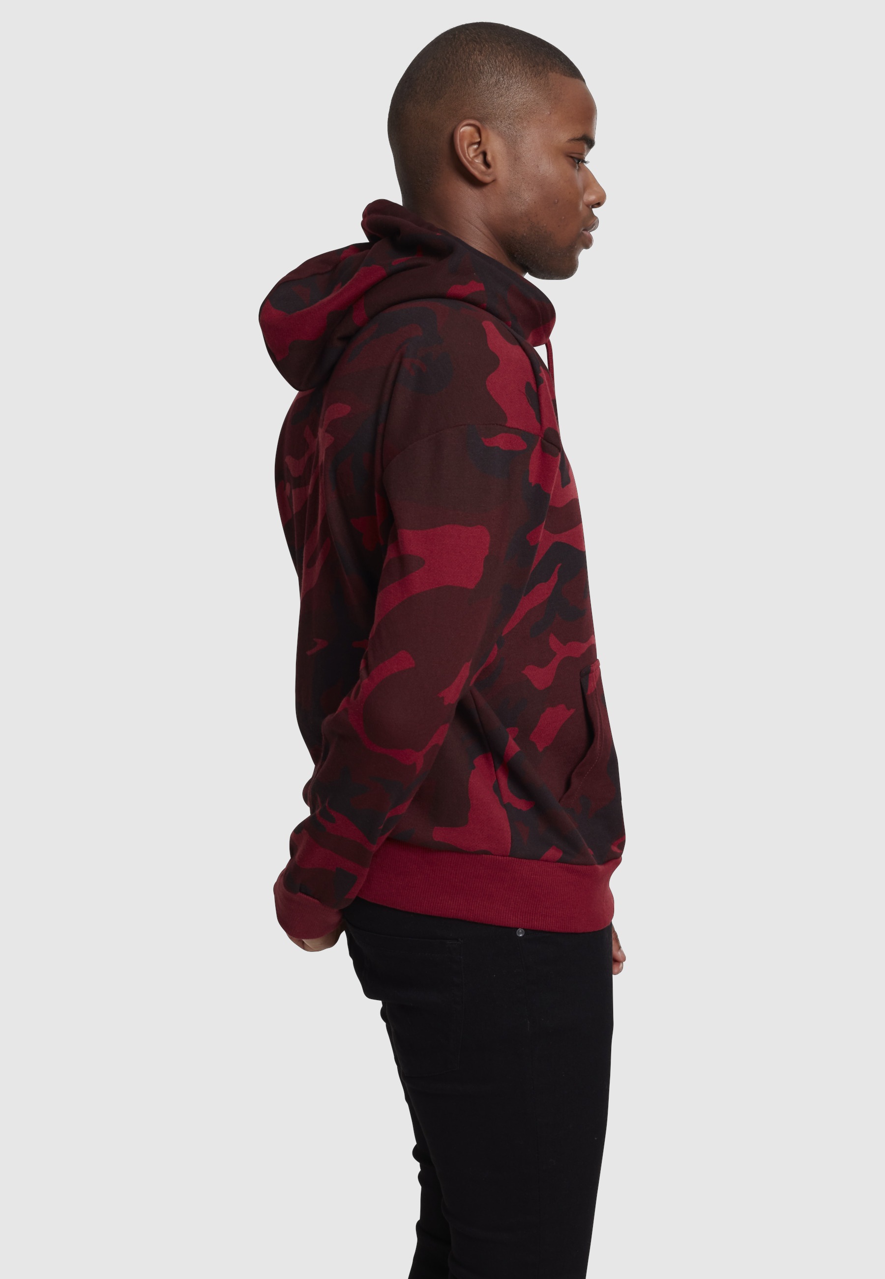 URBAN CLASSICS Rundhalspullover »Urban Classics Herren High Neck Camo Hoody« 1