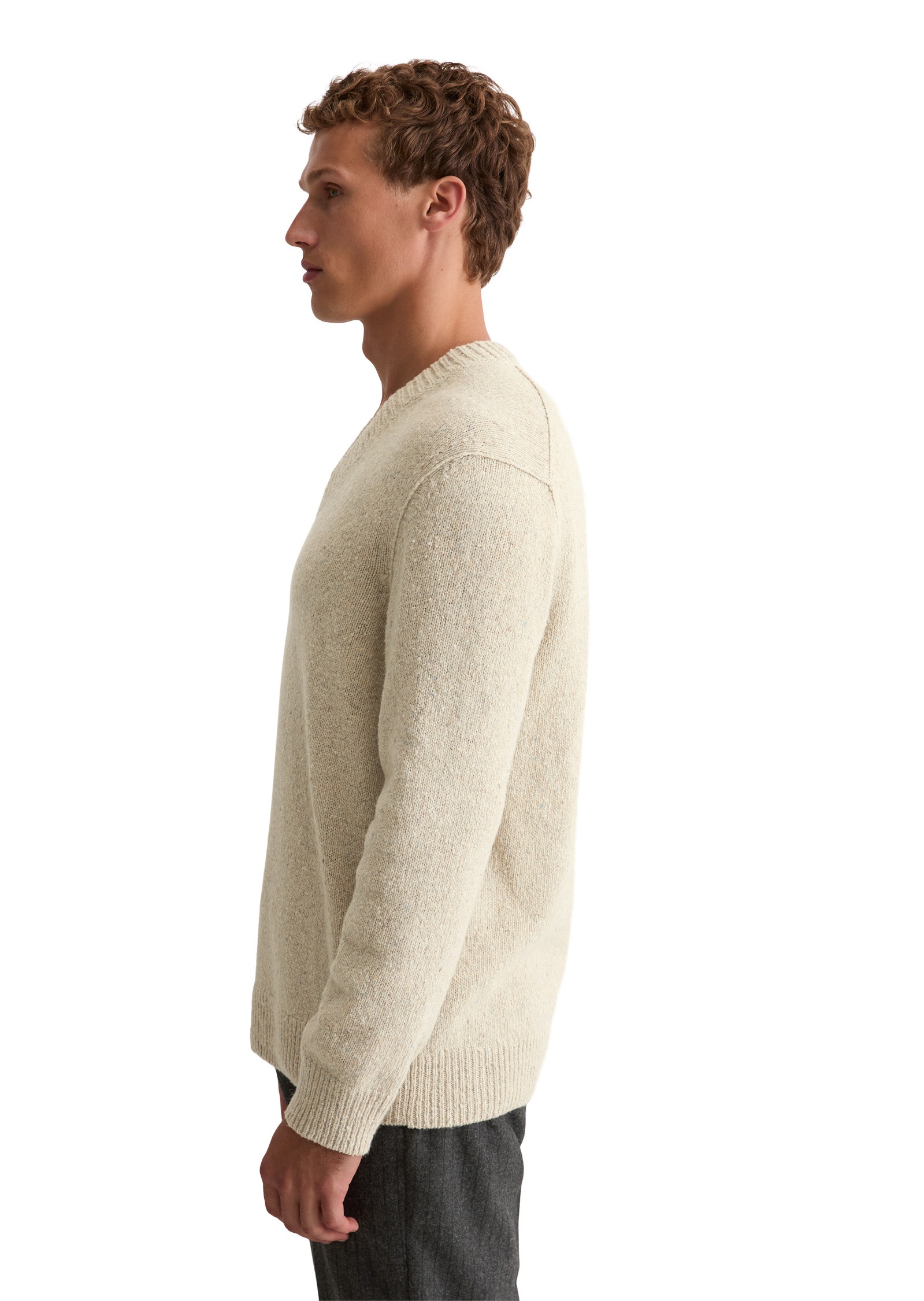 Marc OPolo V-Ausschnitt-Pullover "aus weichem Woll-Mix" günstig online kaufen
