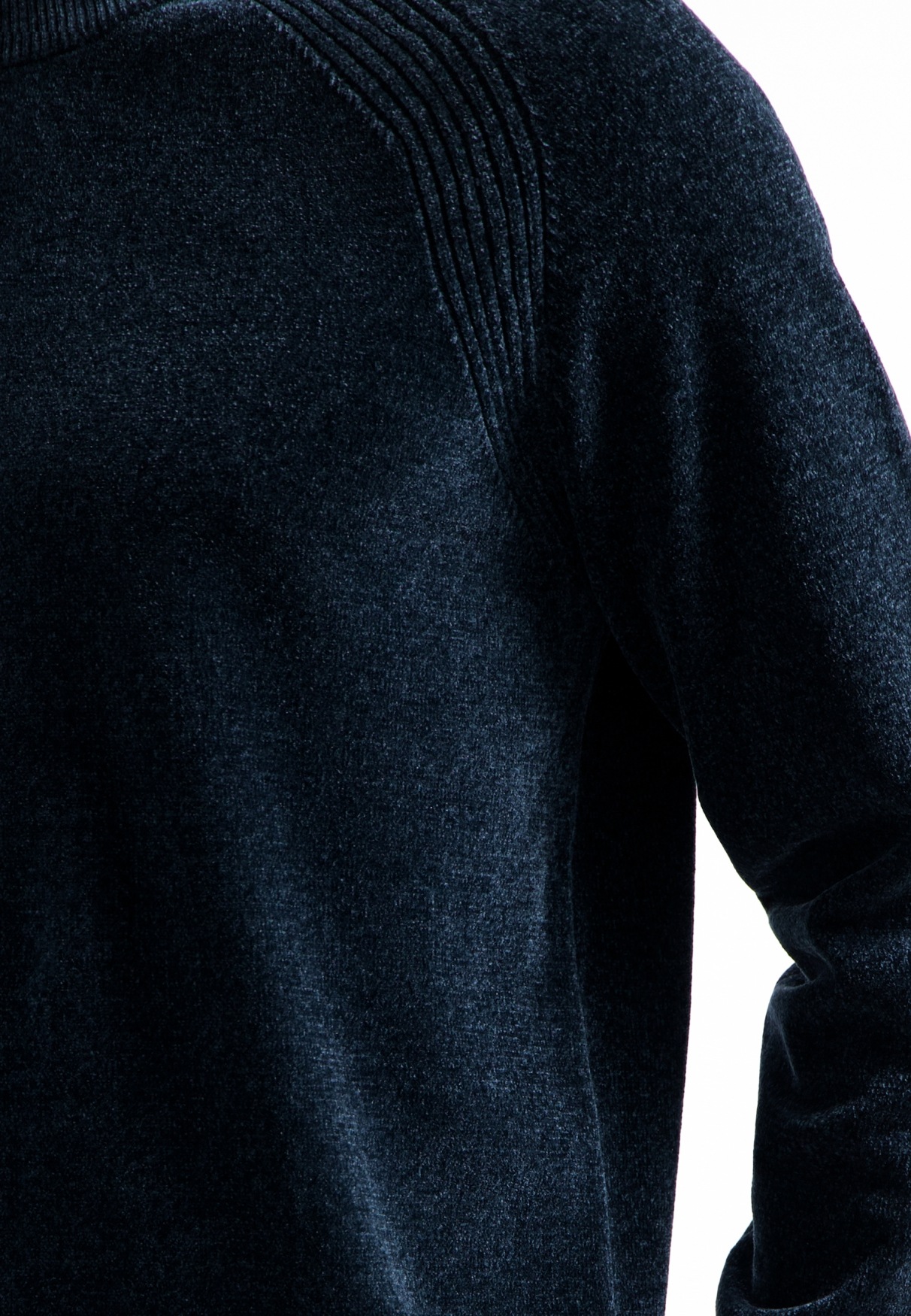 NO EXCESS V-Ausschnitt-Pullover »No Excess Chenille-Pullover«