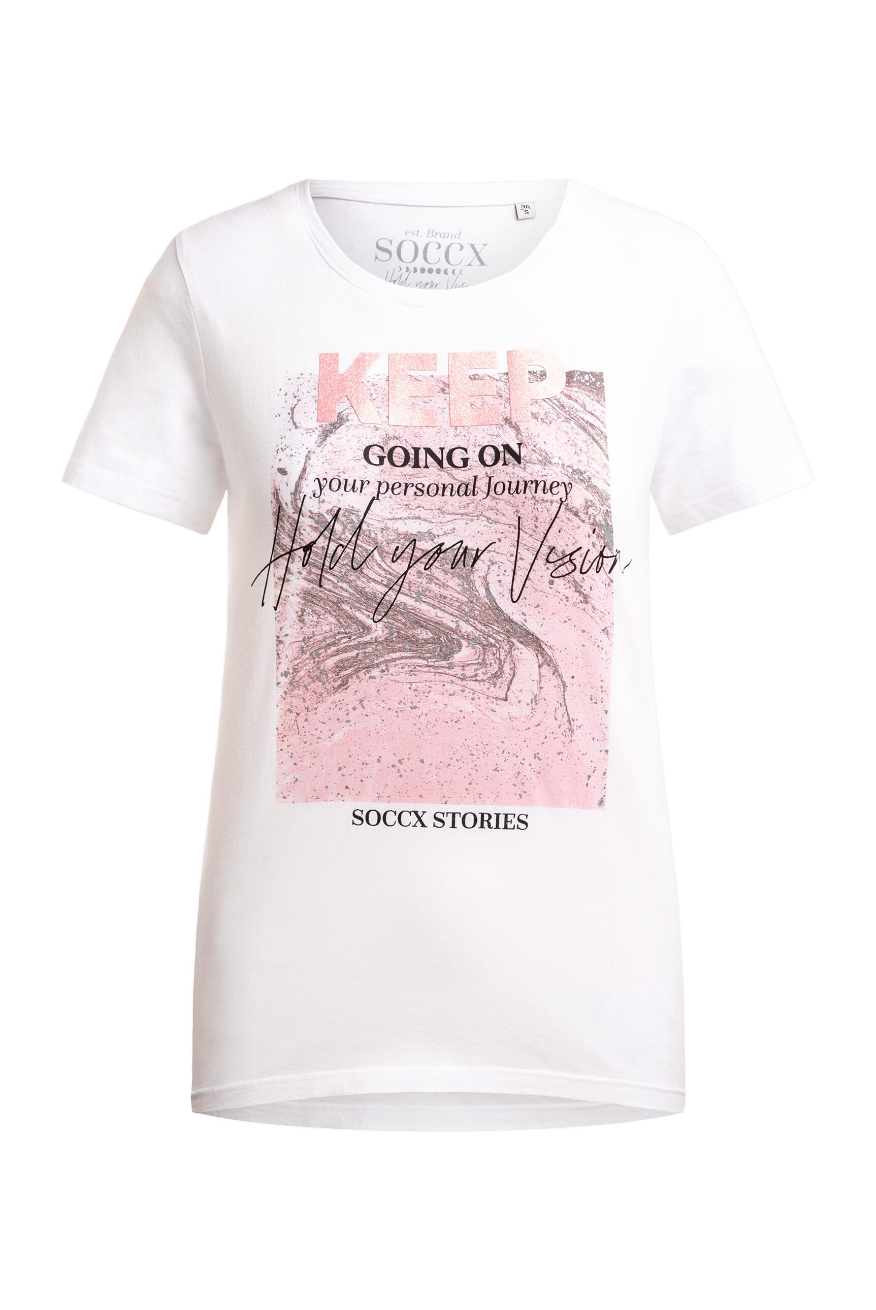SOCCX Rundhalsshirt aus Baumwolle