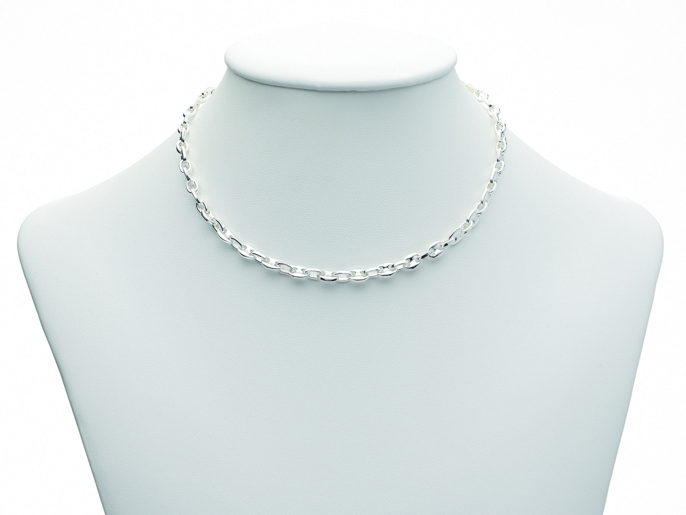 Silberkette »925 Silber Schiffsanker Halskette 50 cm Ø 4,9 mm«, Silberschmuck für Damen