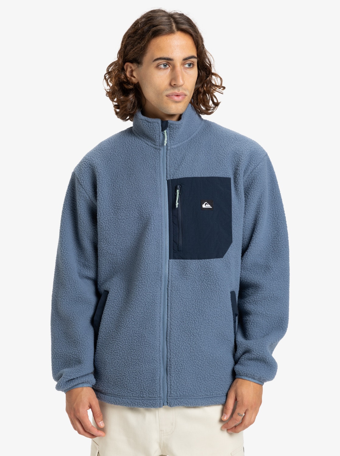 Quiksilver Fleecejacke "CLEAN COAST FZ" für Erwachsene, aus Polyester, in den Größen S bis XXL