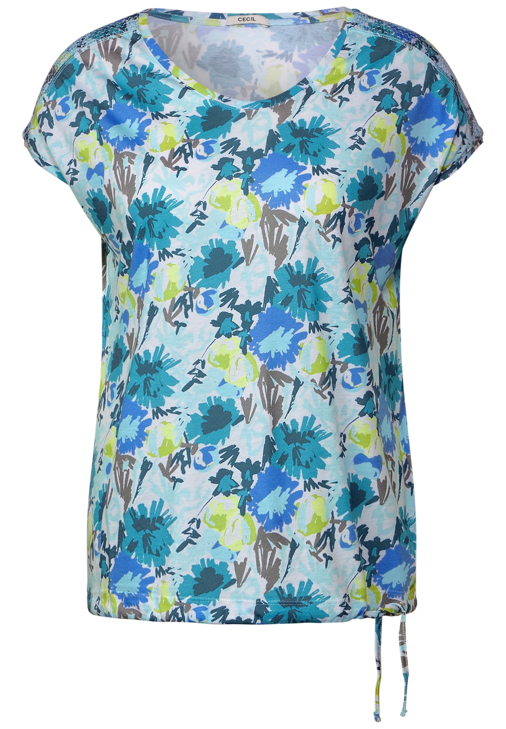 Cecil T-Shirt, mit allover Blumenprint BAUR | kaufen online