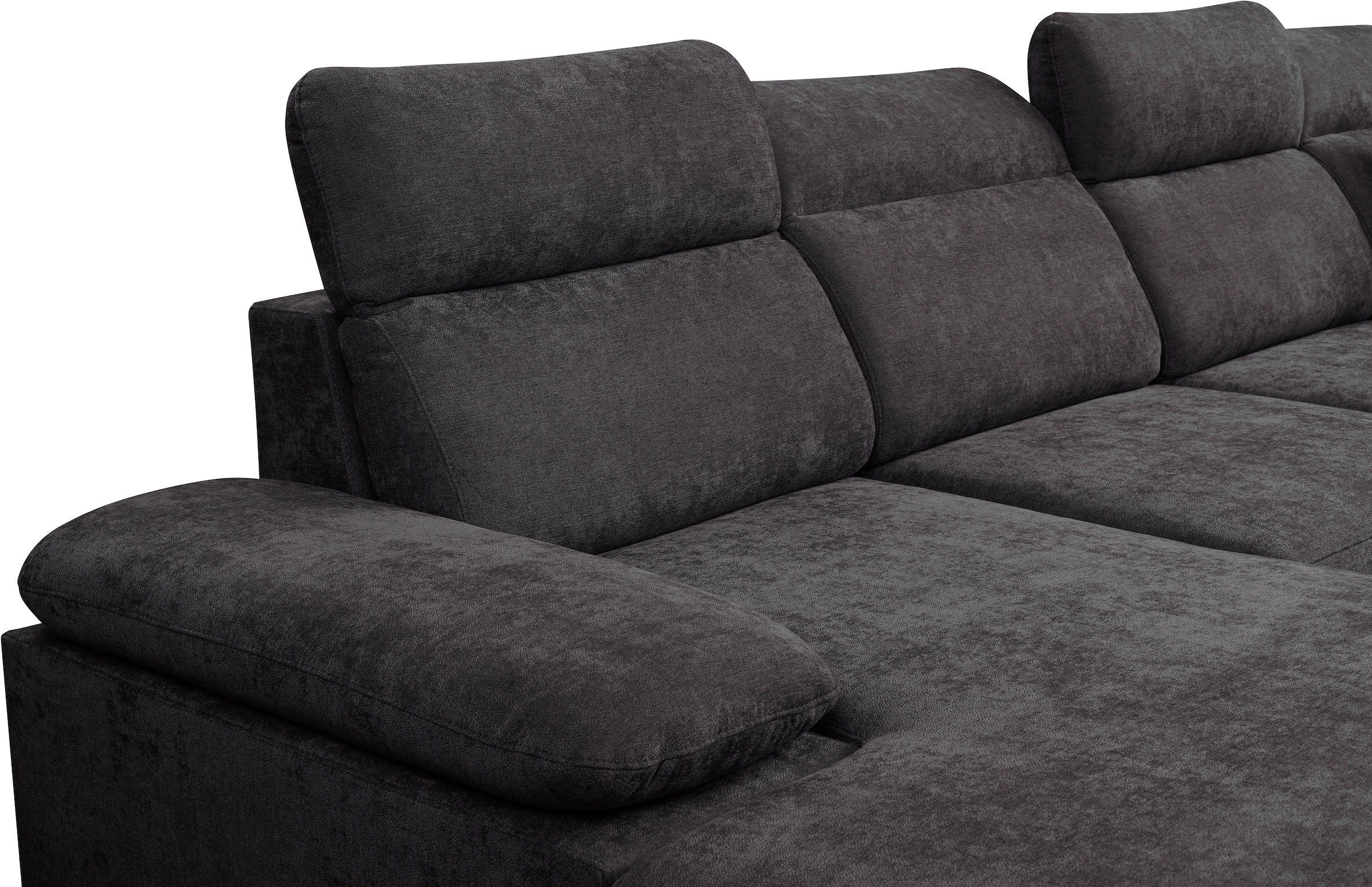 WERK2 Wohnlandschaft »Cordoba inkl. Bett, Bettkasten & Kopfteilfunktion, Breite 359 cm«